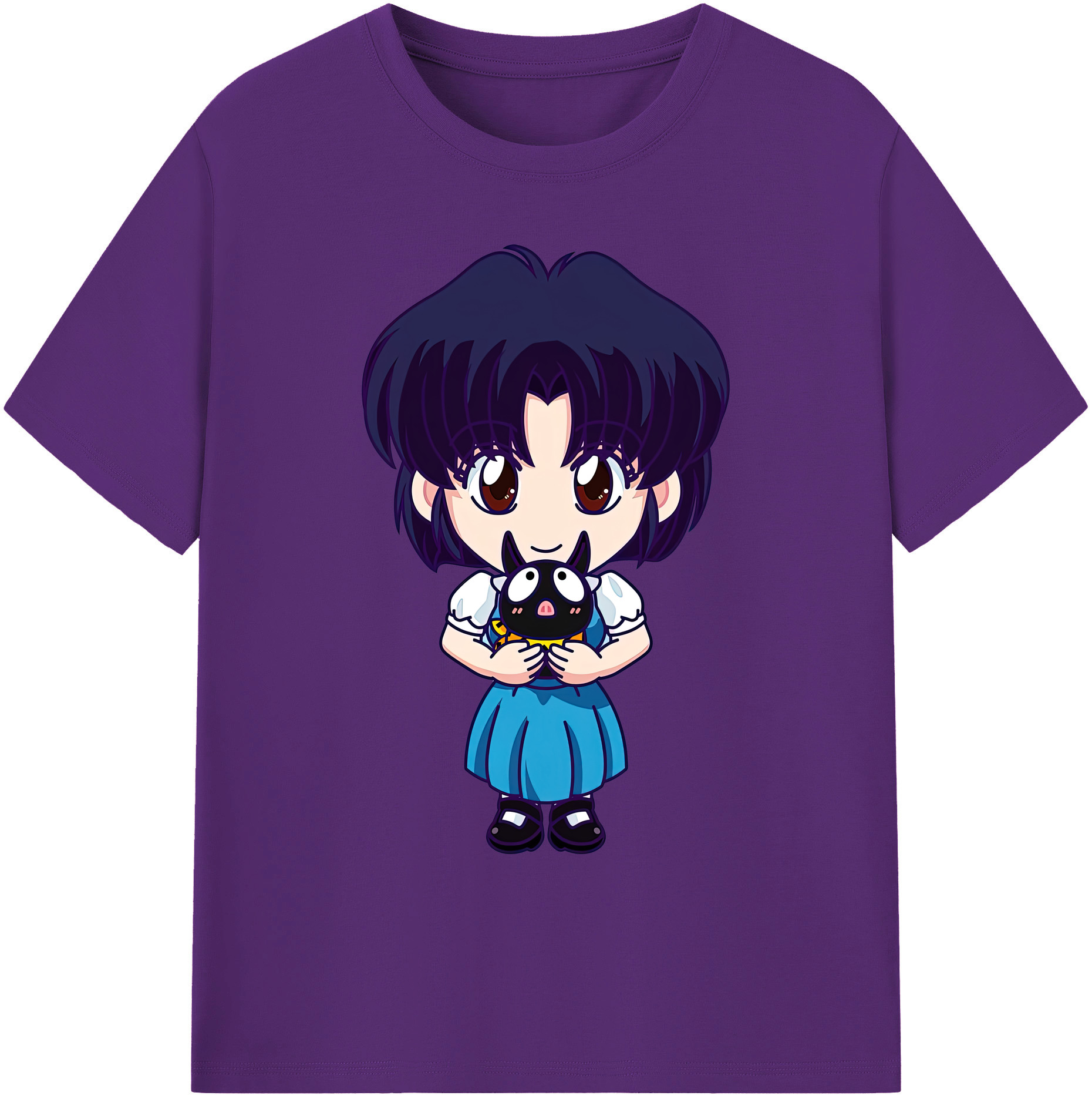 （画像用） 美少女戦士セーラームーン 水野 亜美 みずの あみ Sailor Moon Mizuno Ami 綿100％ メンズ半袖Tシャツ｜肌触りやわらか＆通気性