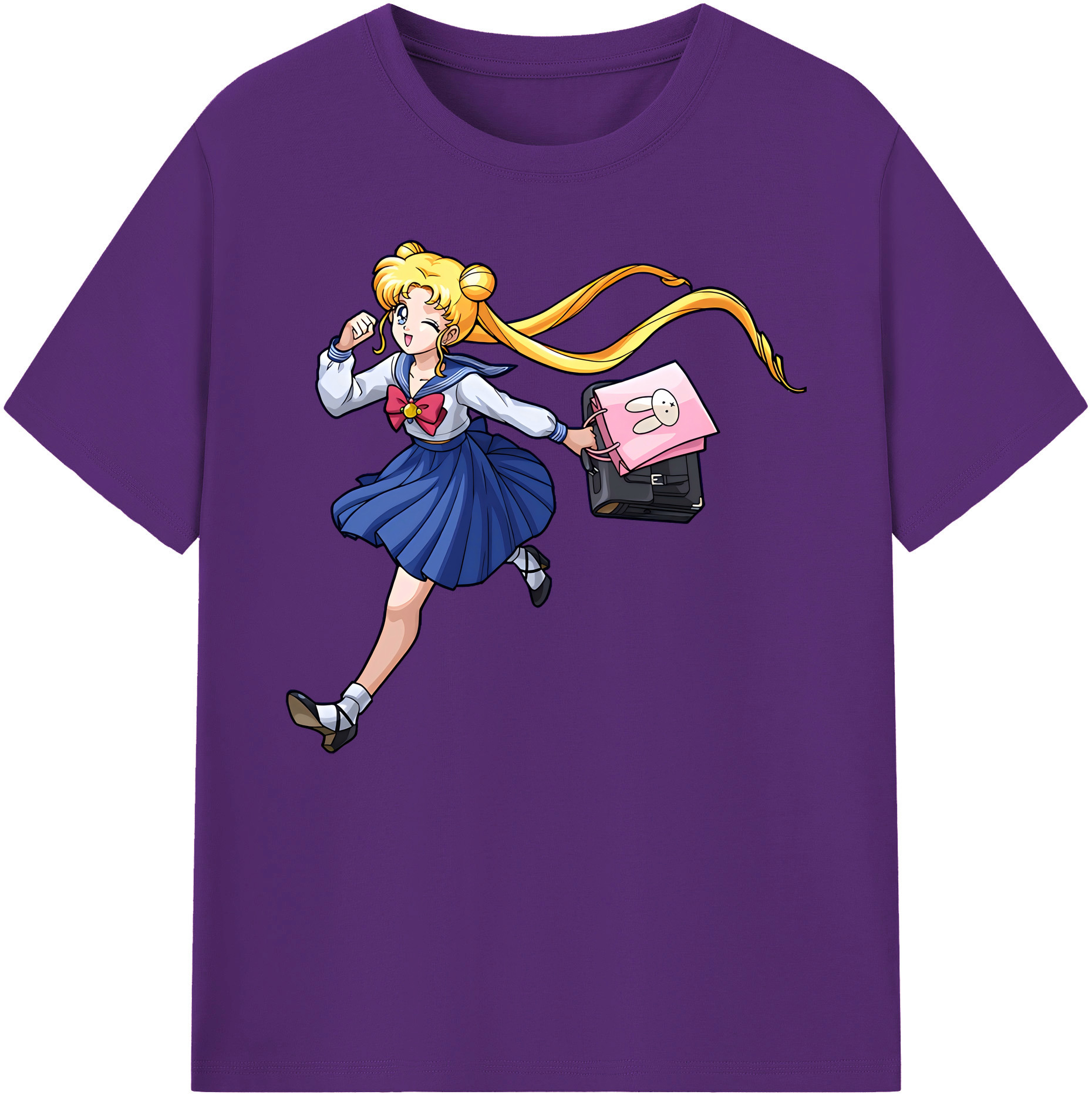 （画像用） 美少女戦士セーラームーン 愛野 美奈子 あいの みなこ Sailor Moon Aino Minako 綿100％ メンズ半袖Tシャツ｜肌触りやわらか＆通気性