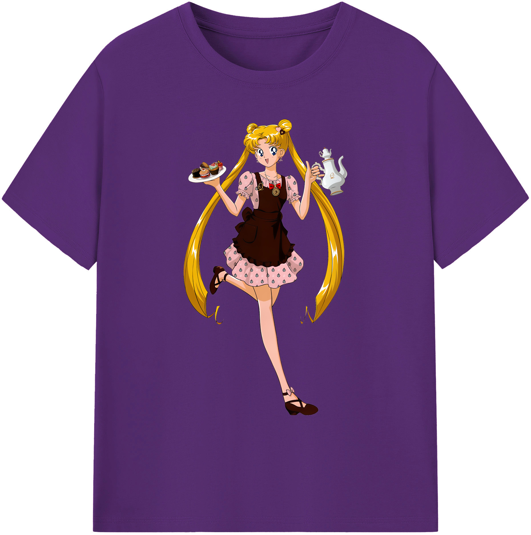 （画像用） 美少女戦士セーラームーン 愛野 美奈子 あいの みなこ Sailor Moon Aino Minako 綿100％ メンズ半袖Tシャツ｜肌触りやわらか＆通気性