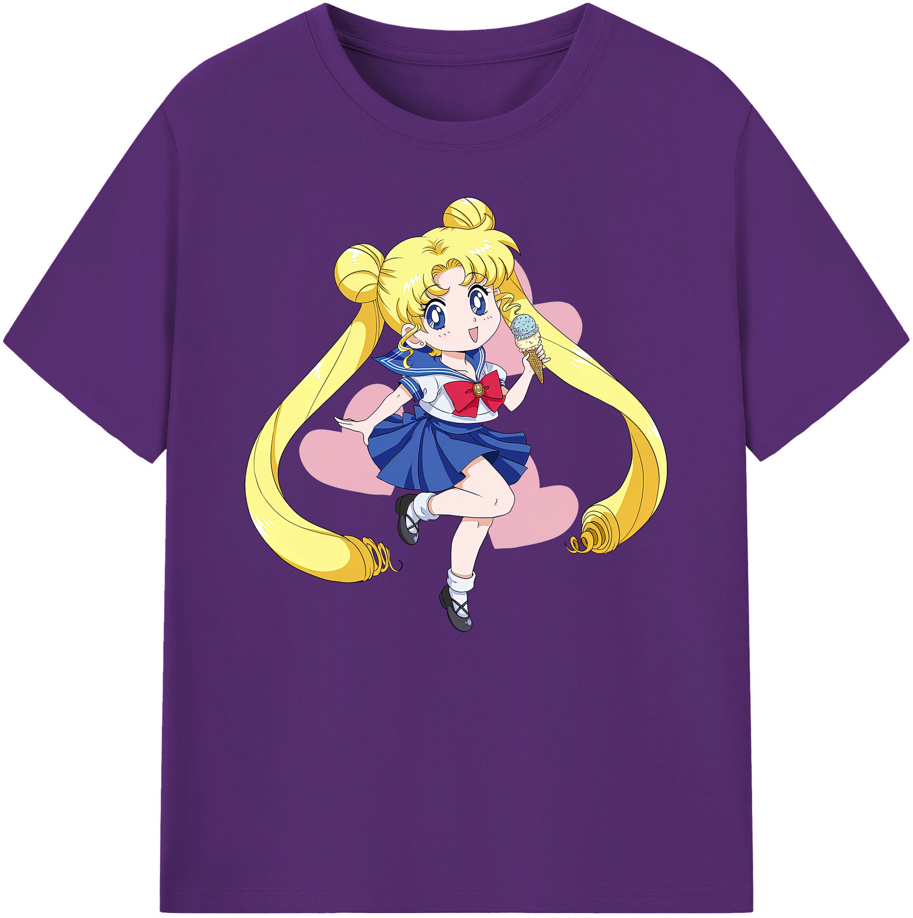 （画像用） 美少女戦士セーラームーン 愛野 美奈子 あいの みなこ Sailor Moon Aino Minako 綿100％ メンズ半袖Tシャツ｜肌触りやわらか＆通気性