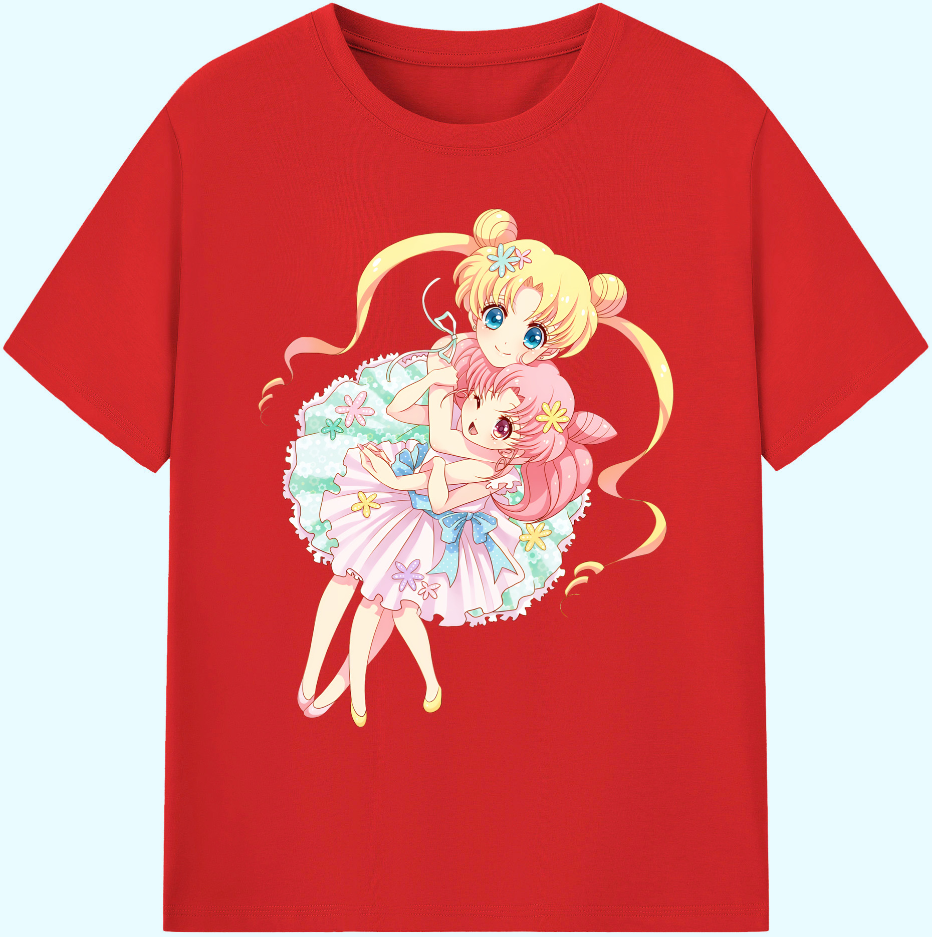（画像用） 美少女戦士セーラームーン 愛野 美奈子 あいの みなこ Sailor Moon Aino Minako 綿100％ メンズ半袖Tシャツ｜肌触りやわらか＆通気性