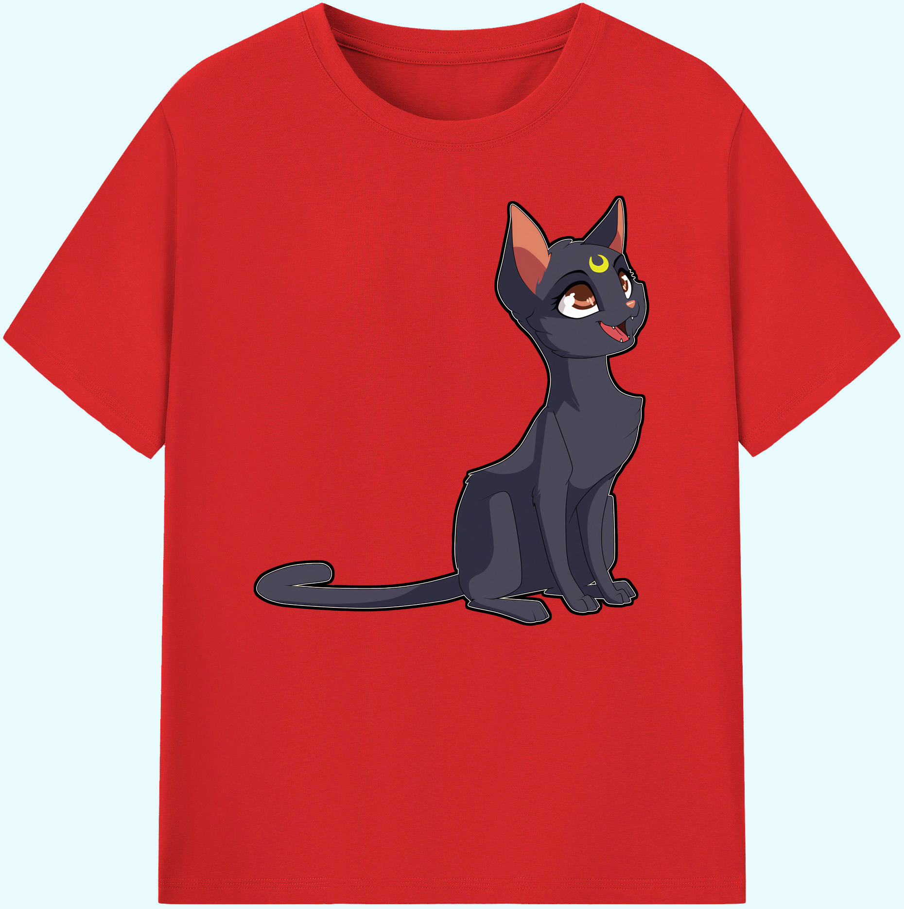 （画像用） 美少女戦士セーラームーン Sailor Moon 綿100％ メンズ半袖Tシャツ｜肌触りやわらか＆通気性