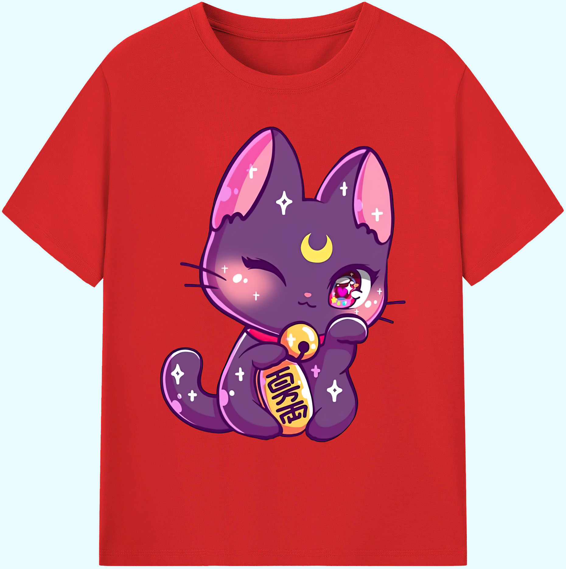 （画像用） 美少女戦士セーラームーン Sailor Moon 綿100％ メンズ半袖Tシャツ｜肌触りやわらか＆通気性