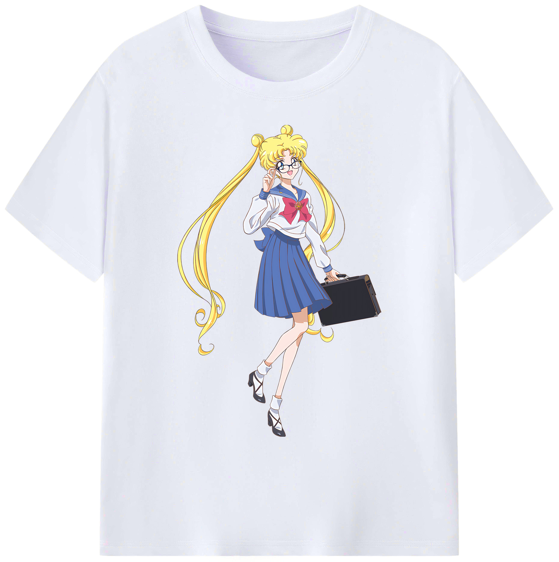 （画像用） 美少女戦士セーラームーン 愛野 美奈子 あいの みなこ Sailor Moon Aino Minako 綿100％ メンズ半袖Tシャツ｜肌触りやわらか＆通気性