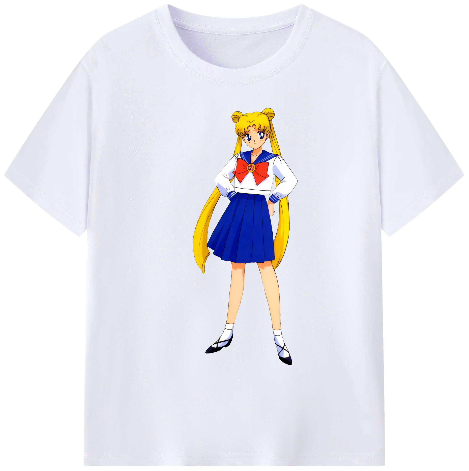 （画像用） 美少女戦士セーラームーン 愛野 美奈子 あいの みなこ Sailor Moon Aino Minako 綿100％ メンズ半袖Tシャツ｜肌触りやわらか＆通気性