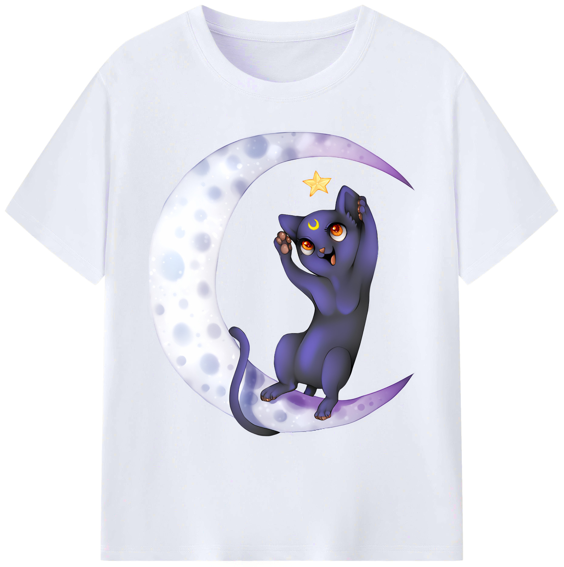 （画像用） 美少女戦士セーラームーン Sailor Moon 綿100％ メンズ半袖Tシャツ｜肌触りやわらか＆通気性
