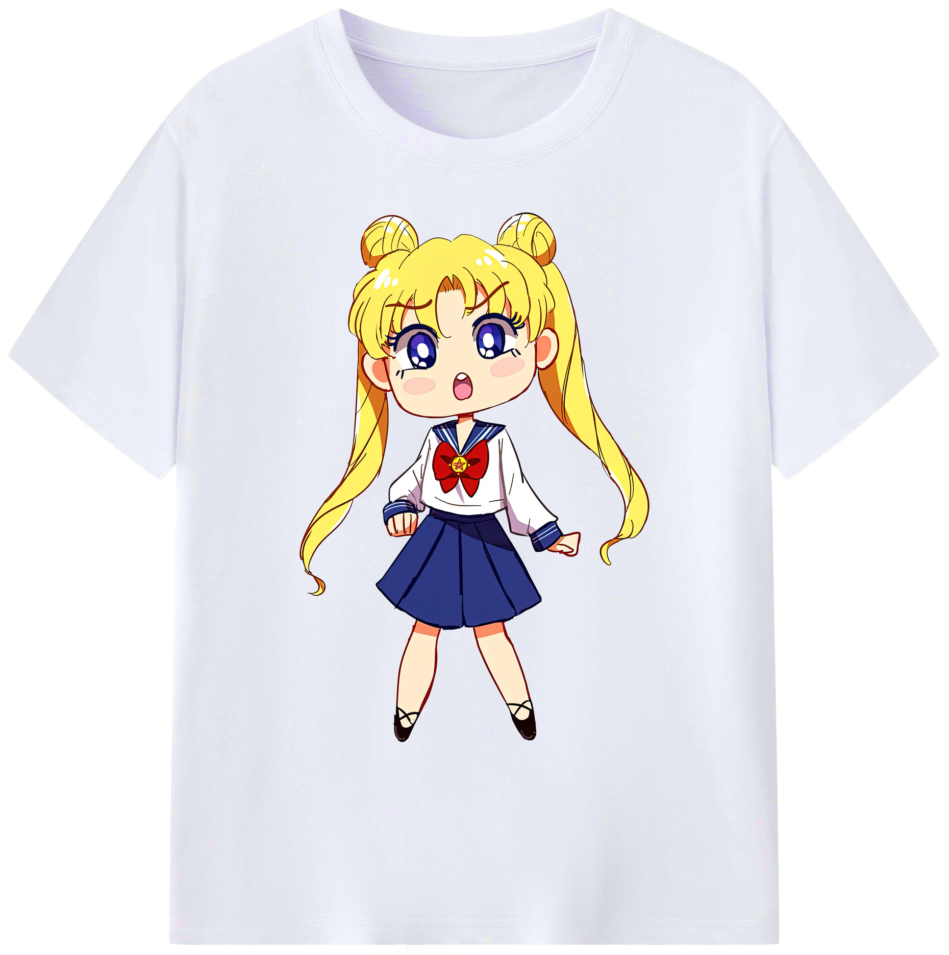 （画像用） 美少女戦士セーラームーン 愛野 美奈子 あいの みなこ Sailor Moon Aino Minako 綿100％ メンズ半袖Tシャツ｜肌触りやわらか＆通気性