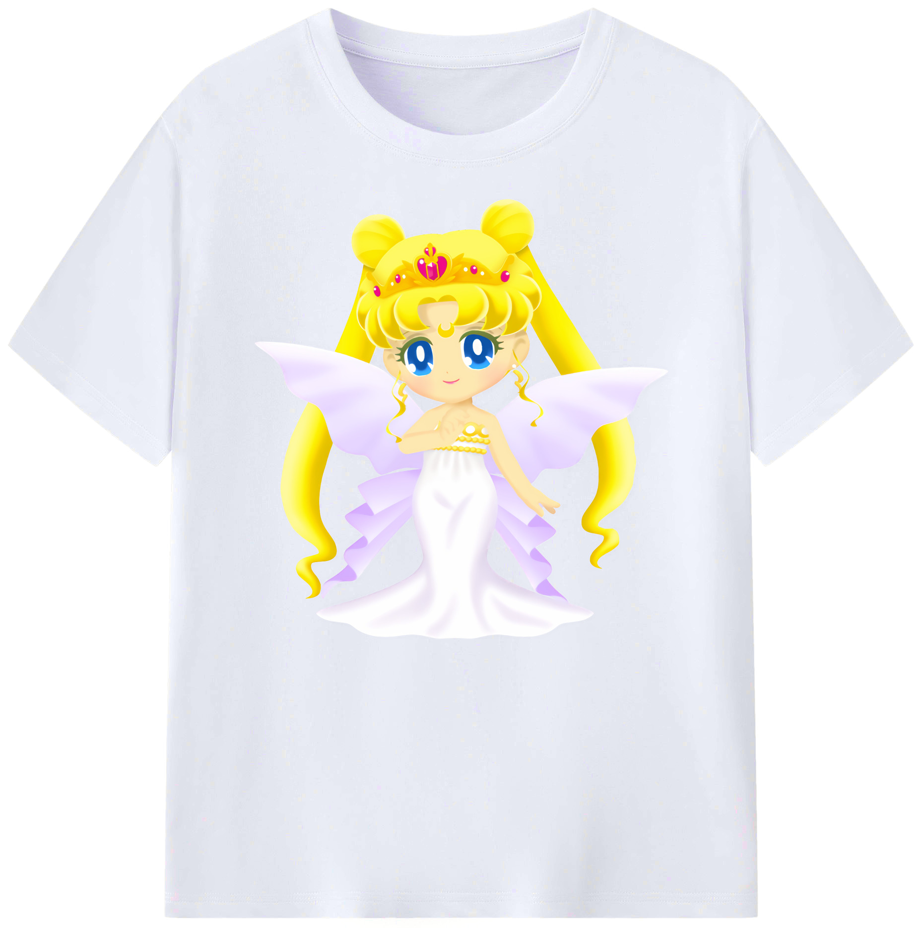 （画像用） 美少女戦士セーラームーン 愛野 美奈子 あいの みなこ Sailor Moon Aino Minako 綿100％ メンズ半袖Tシャツ｜肌触りやわらか＆通気性