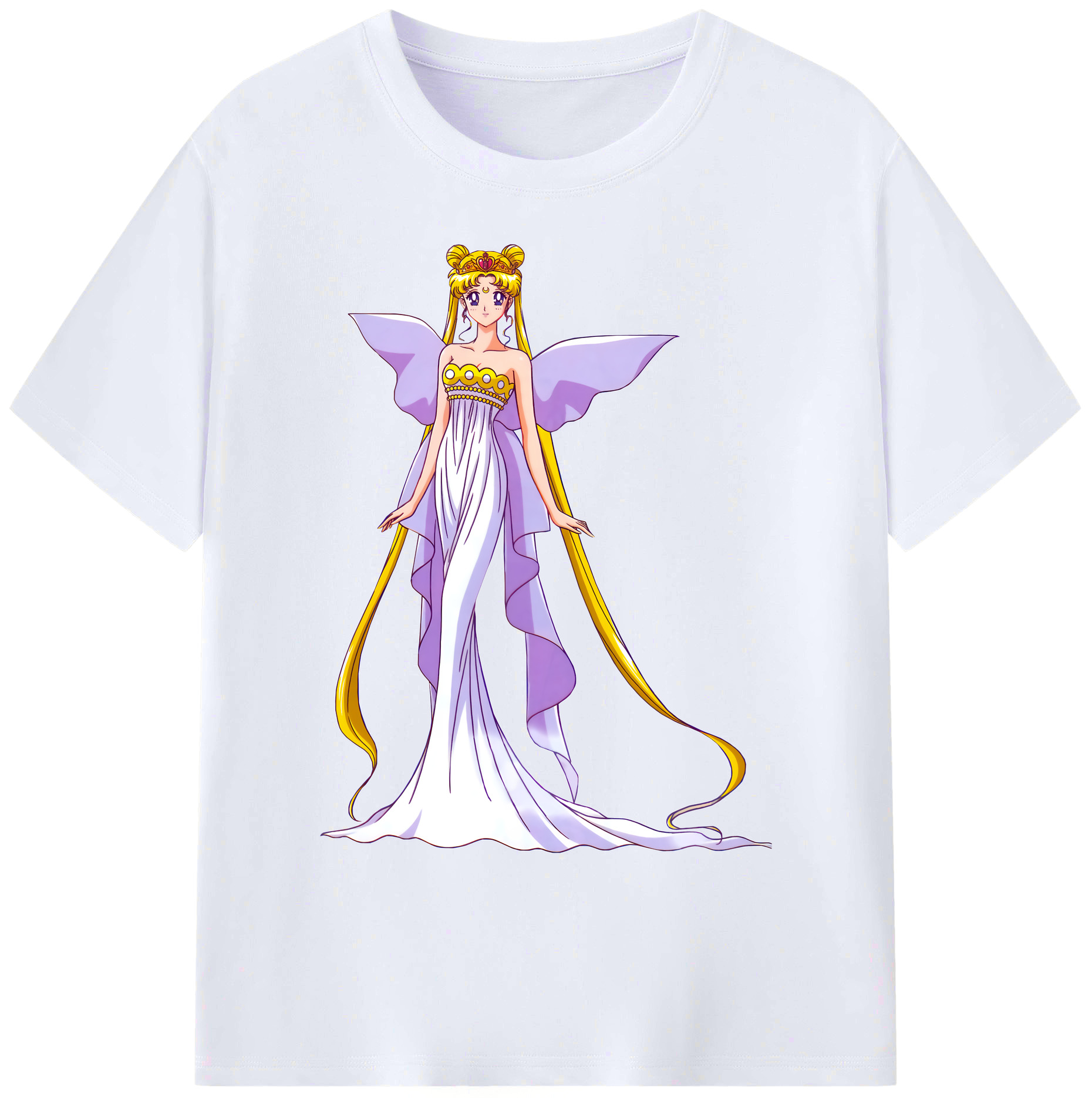 （画像用） 美少女戦士セーラームーン 愛野 美奈子 あいの みなこ Sailor Moon Aino Minako 綿100％ メンズ半袖Tシャツ｜肌触りやわらか＆通気性