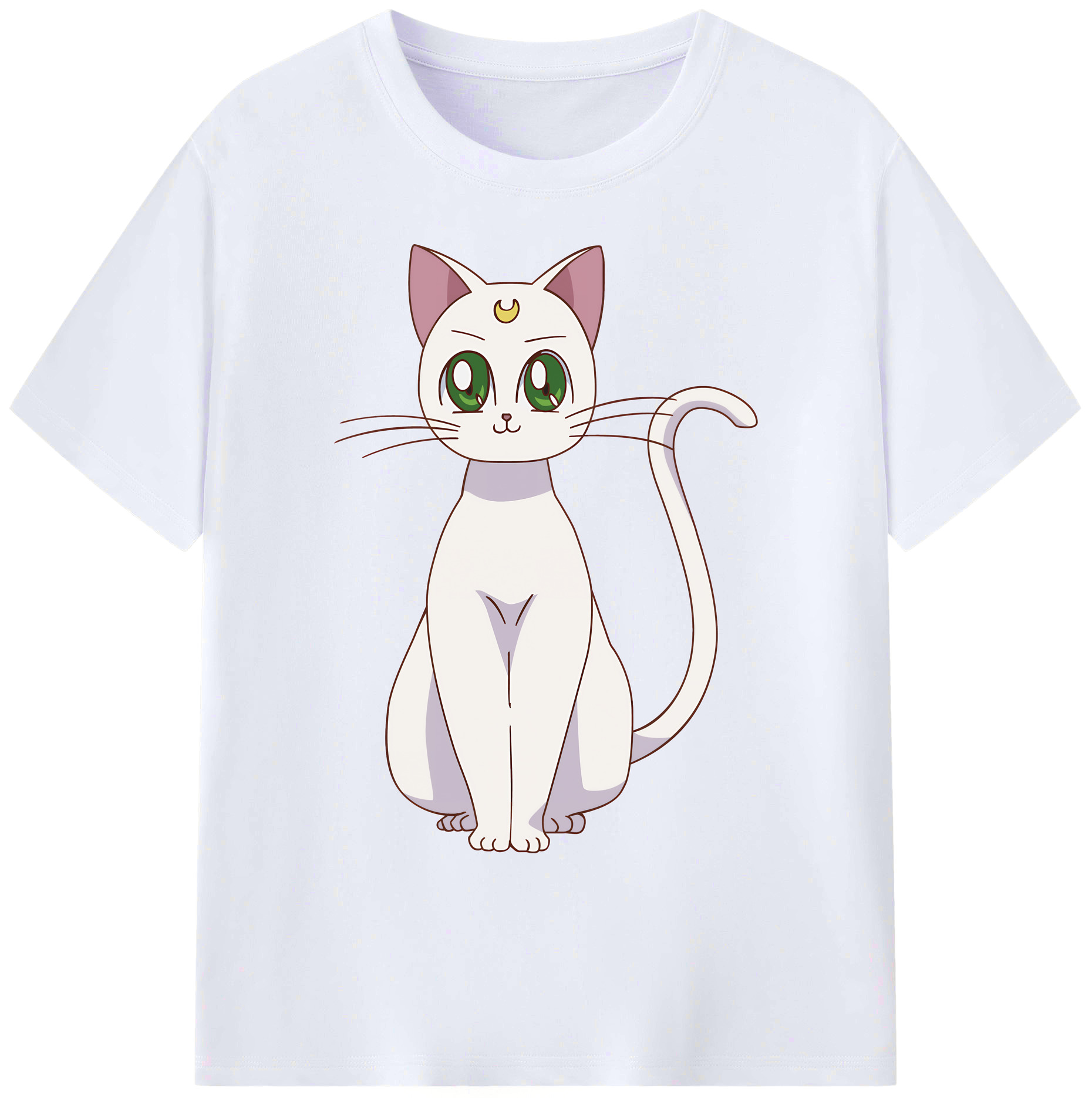 （画像用） 美少女戦士セーラームーン Sailor Moon 綿100％ メンズ半袖Tシャツ｜肌触りやわらか＆通気性