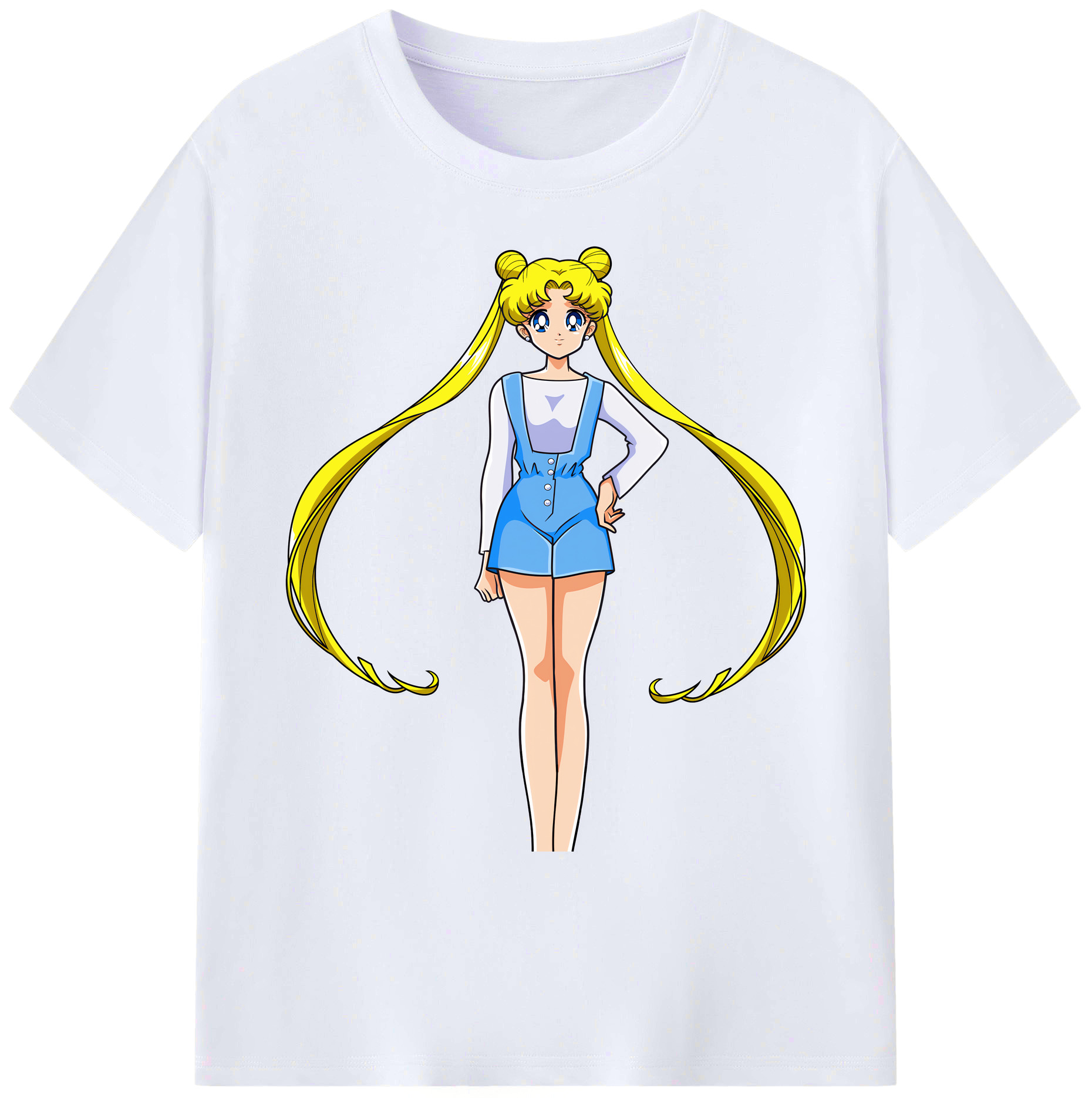 （画像用） 美少女戦士セーラームーン 愛野 美奈子 あいの みなこ Sailor Moon Aino Minako 綿100％ メンズ半袖Tシャツ｜肌触りやわらか＆通気性