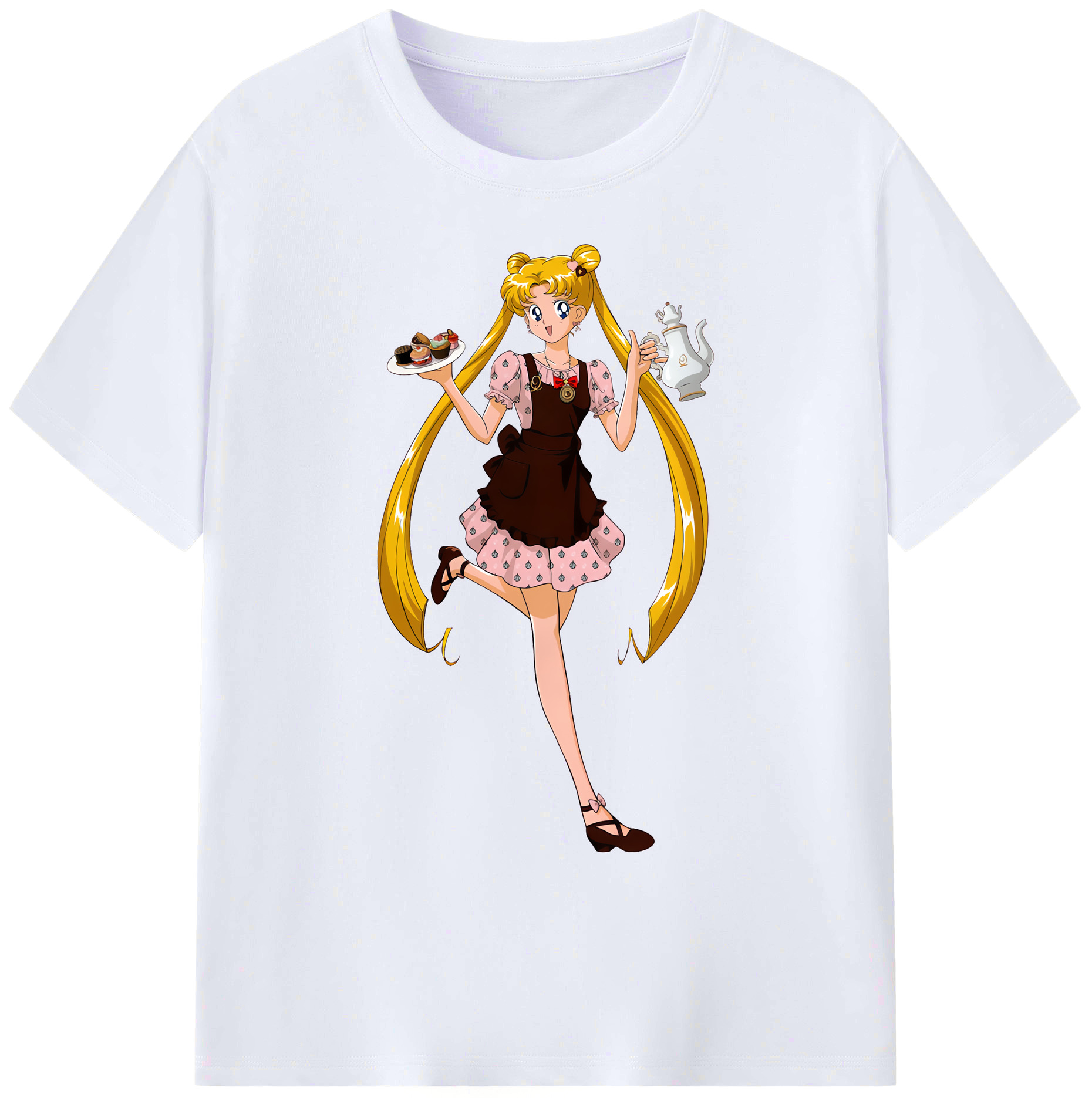 （画像用） 美少女戦士セーラームーン 愛野 美奈子 あいの みなこ Sailor Moon Aino Minako 綿100％ メンズ半袖Tシャツ｜肌触りやわらか＆通気性