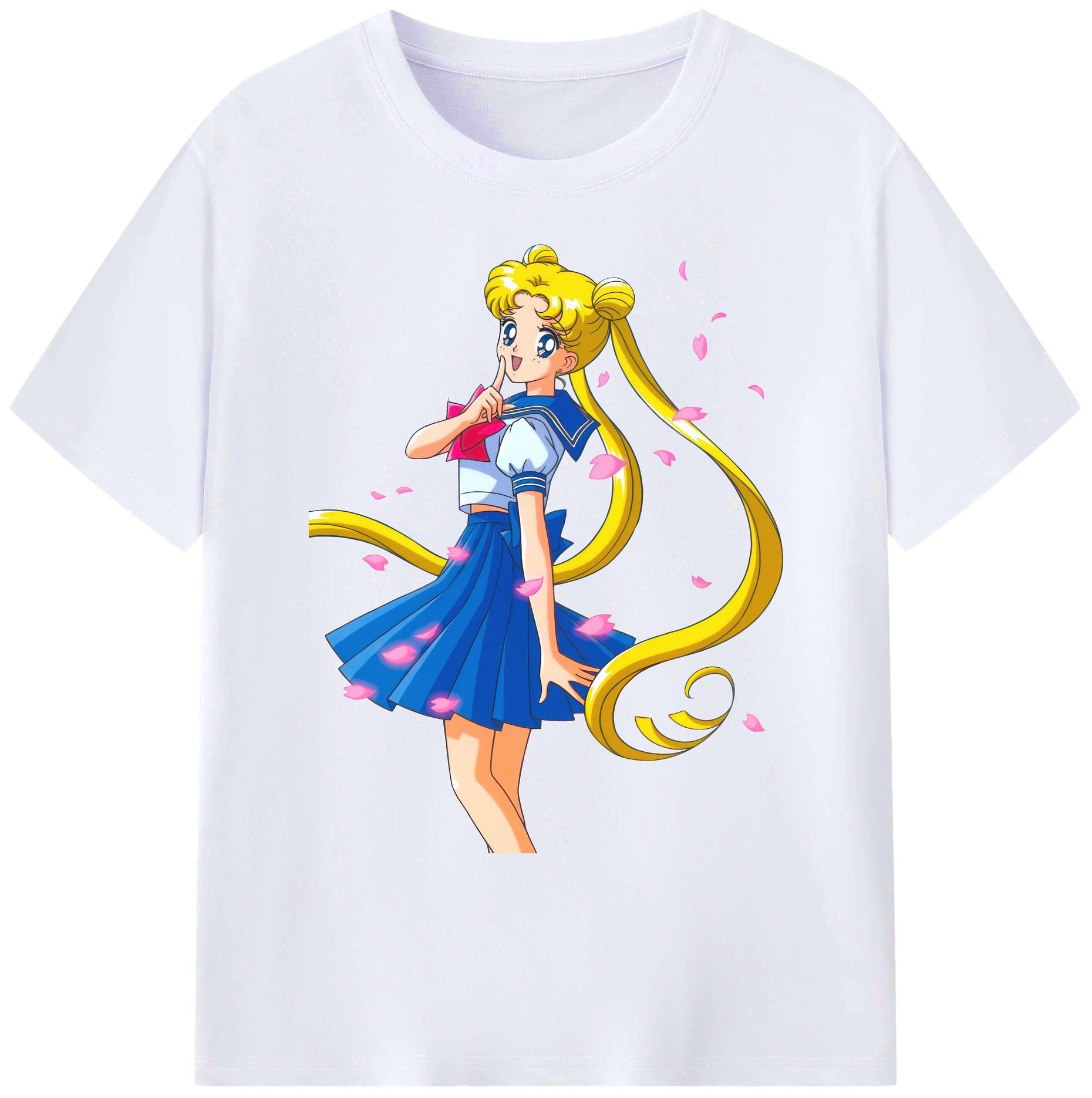 （画像用） 美少女戦士セーラームーン 愛野 美奈子 あいの みなこ Sailor Moon Aino Minako 綿100％ メンズ半袖Tシャツ｜肌触りやわらか＆通気性