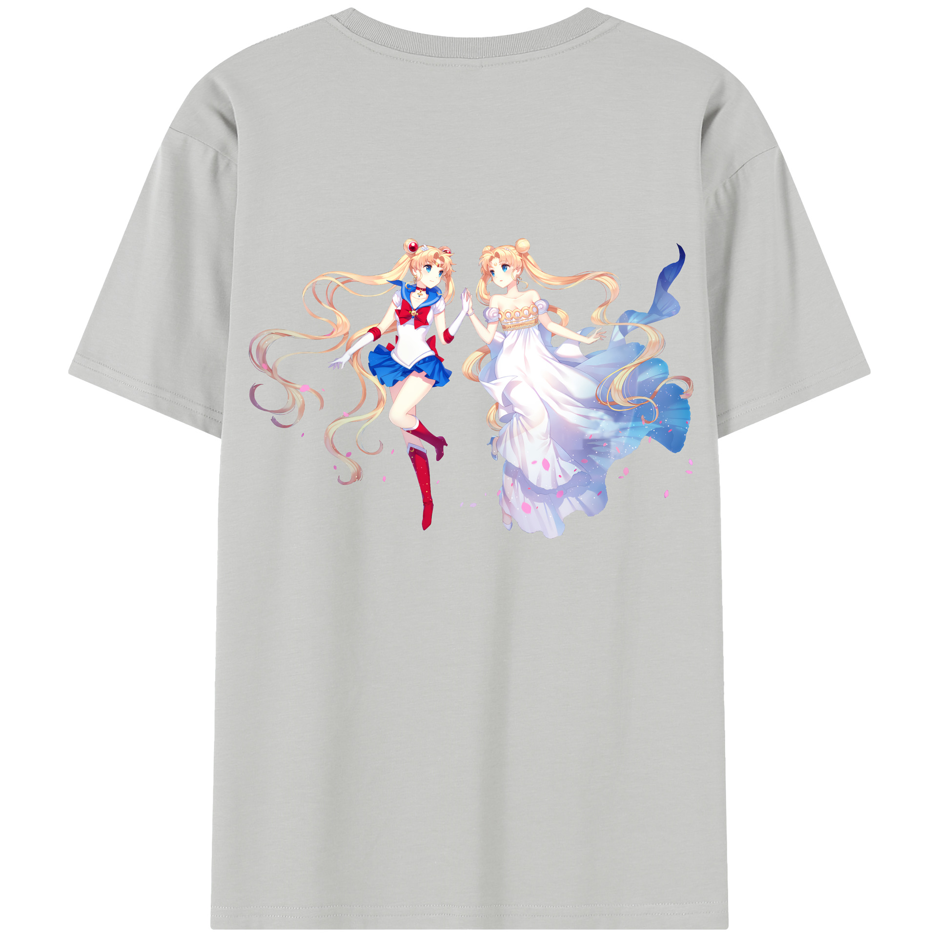 （画像用） 美少女戦士セーラームーン 月野 うさぎ つきの うさぎ Sailor Moon Tsukino Usagi レディース半袖Tシャツ(バックプリント)