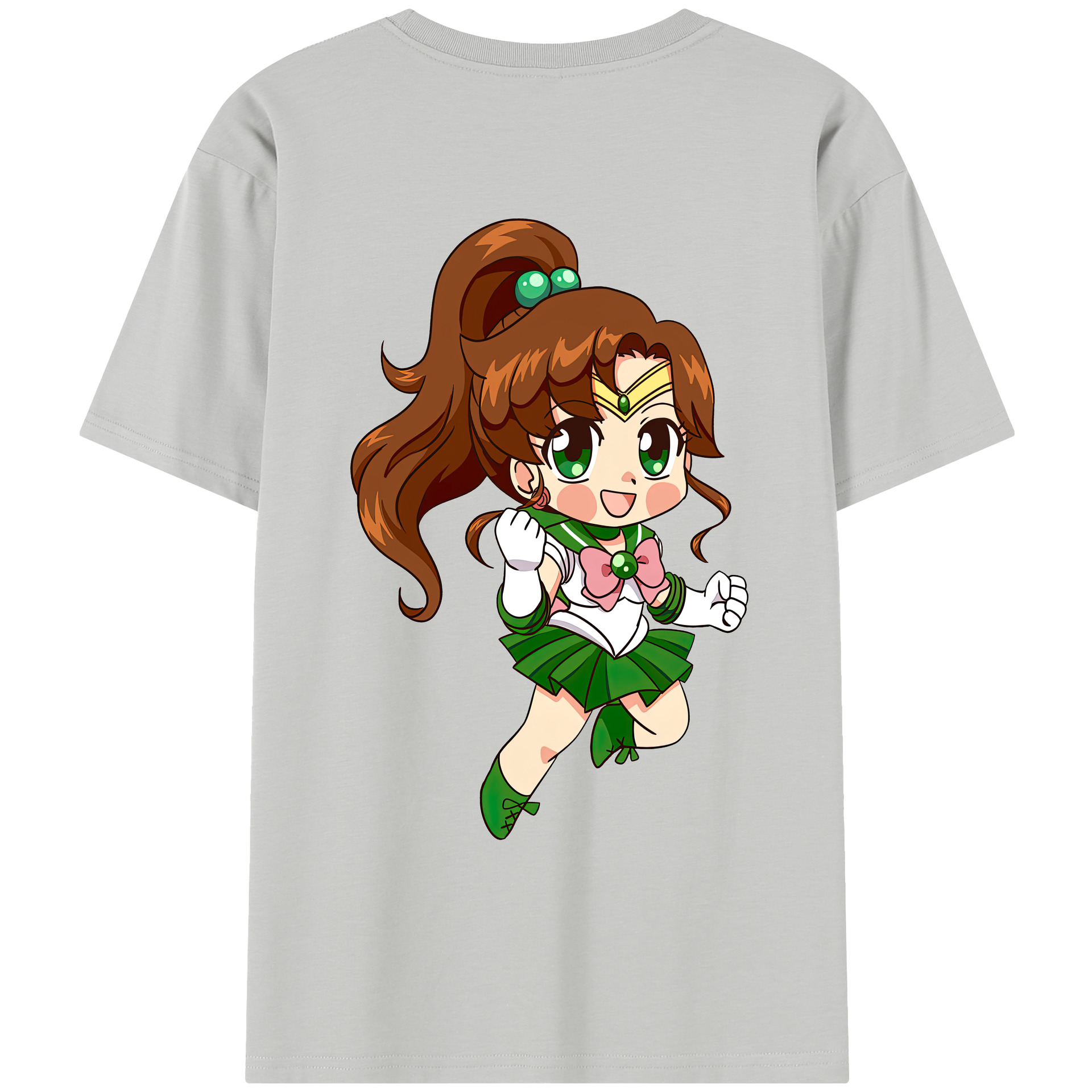 （画像用） 美少女戦士セーラームーン 木野 まこと きの まこと Sailor Moon Kino Makoto （セーラージュピター；Sailor Jupiter） レディース半袖Tシャツ(バックプリント)