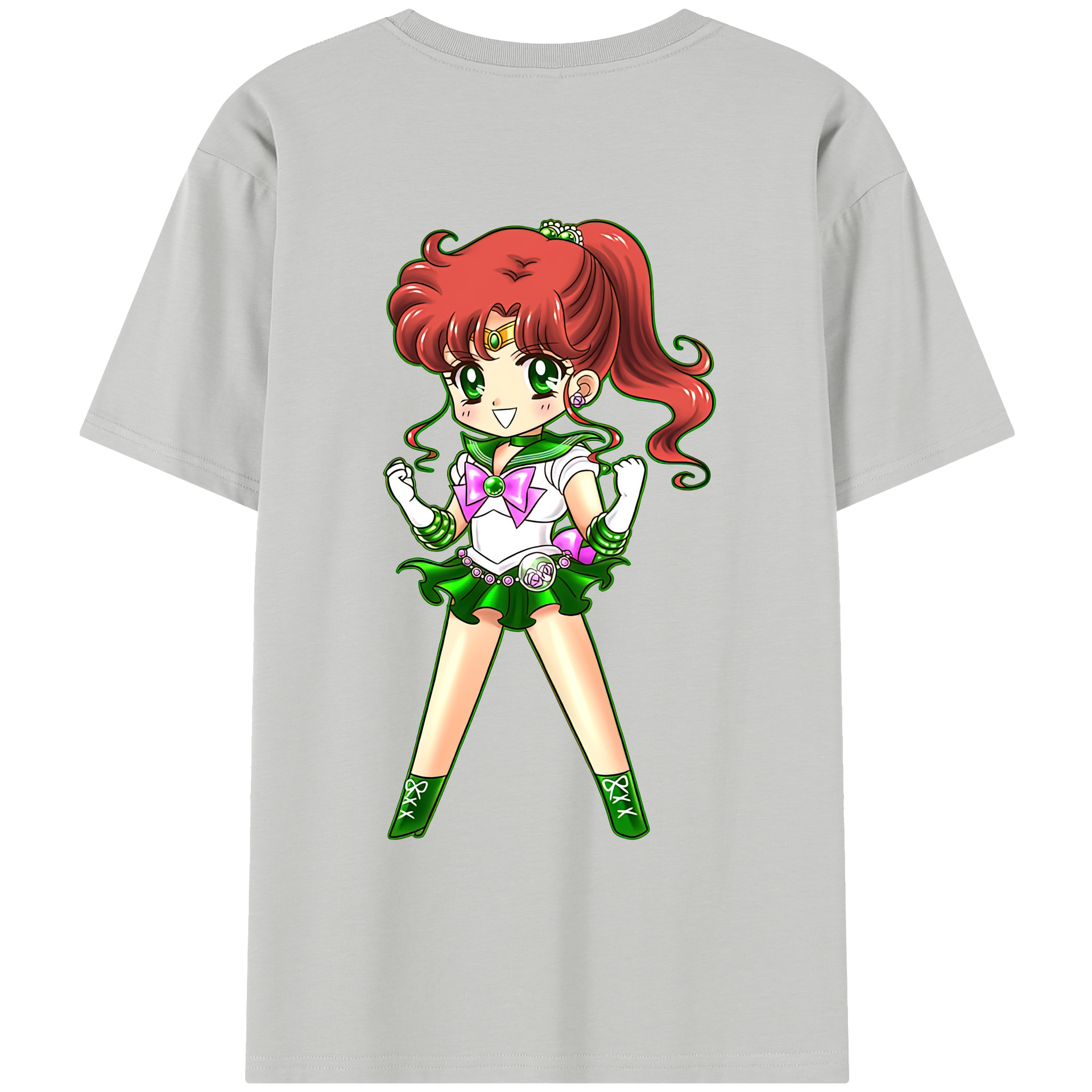 （画像用） 美少女戦士セーラームーン 木野 まこと きの まこと Sailor Moon Kino Makoto （セーラージュピター；Sailor Jupiter） レディース半袖Tシャツ(バックプリント)