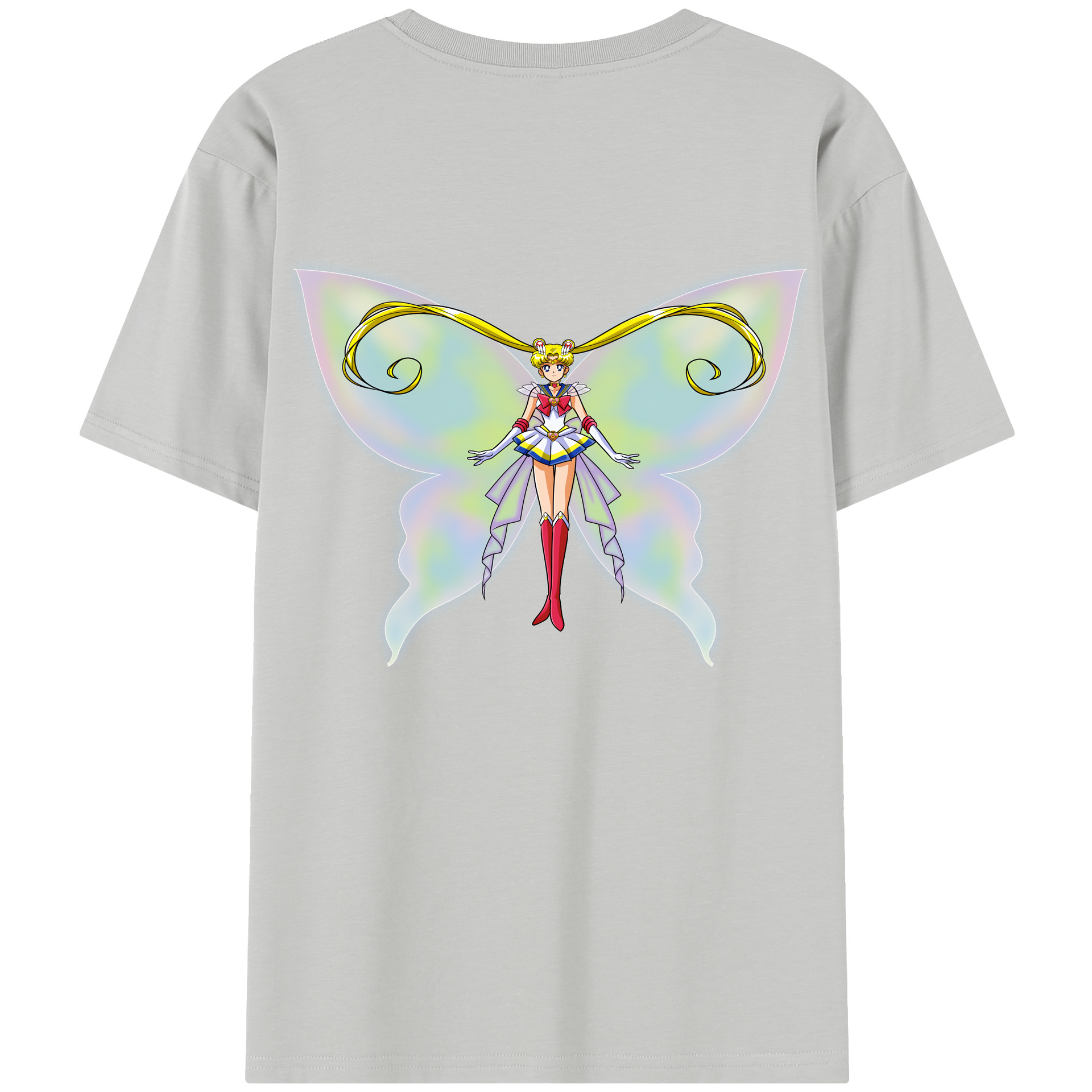 （画像用） 美少女戦士セーラームーン 月野 うさぎ つきの うさぎ Sailor Moon Tsukino Usagi レディース半袖Tシャツ(バックプリント)