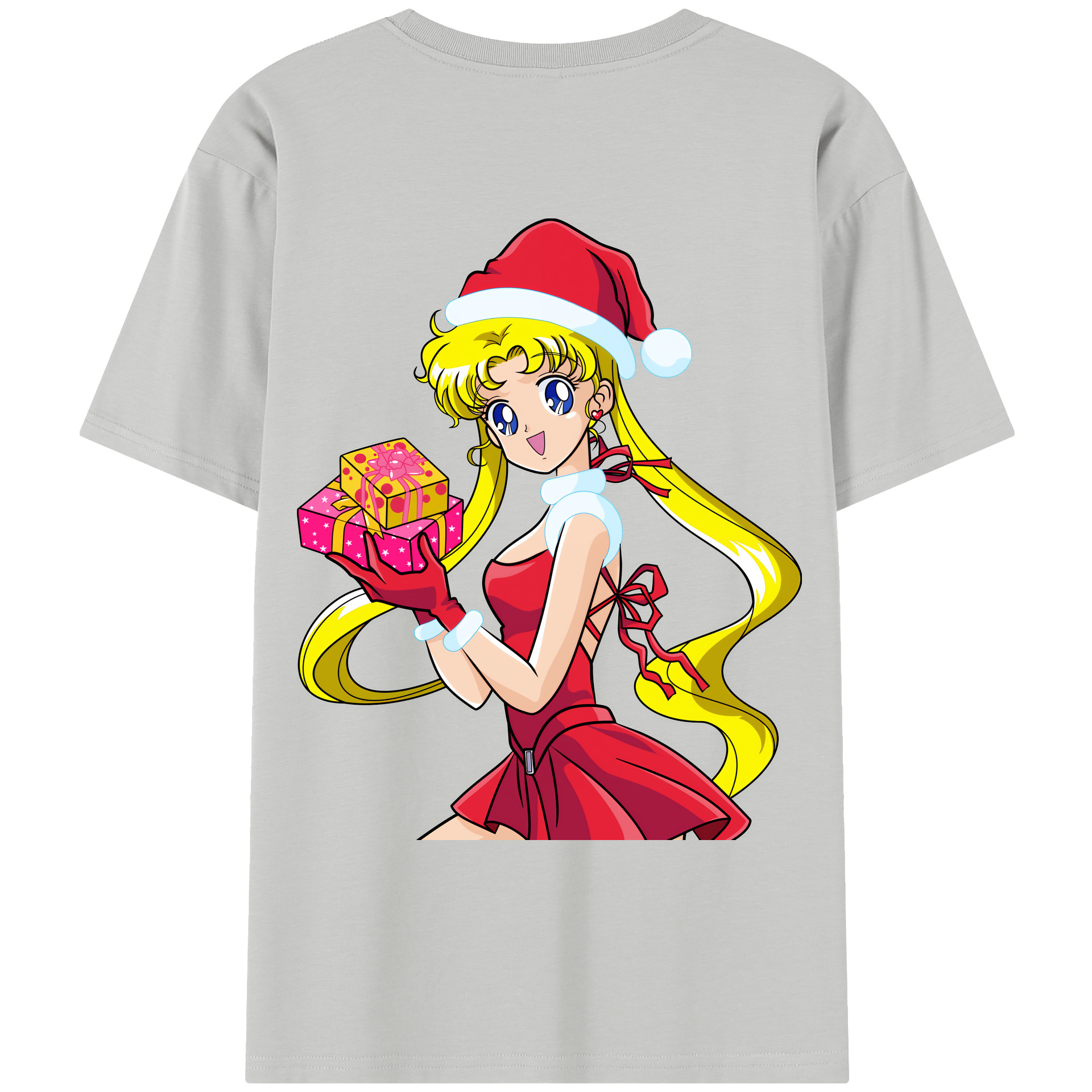 （画像用） 美少女戦士セーラームーン 月野 うさぎ つきの うさぎ Sailor Moon Tsukino Usagi レディース半袖Tシャツ(バックプリント)