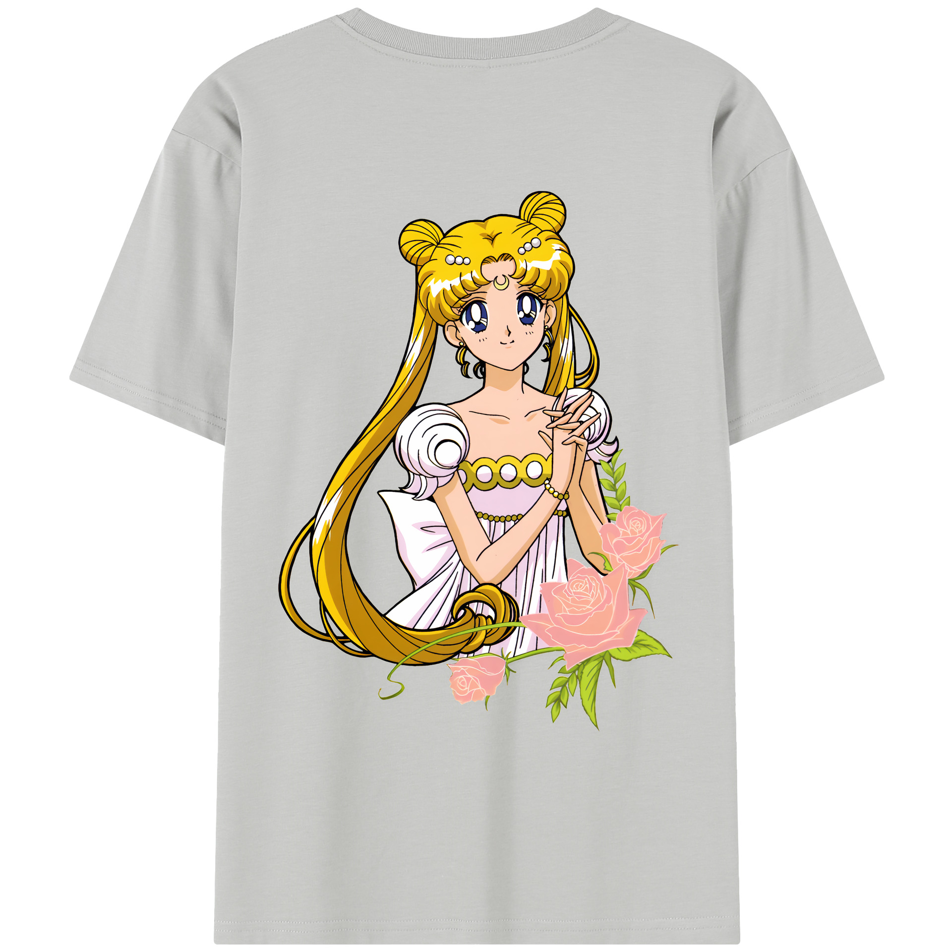 （画像用） 美少女戦士セーラームーン 愛野 美奈子 あいの みなこ Sailor Moon Aino Minako レディース半袖Tシャツ(バックプリント)