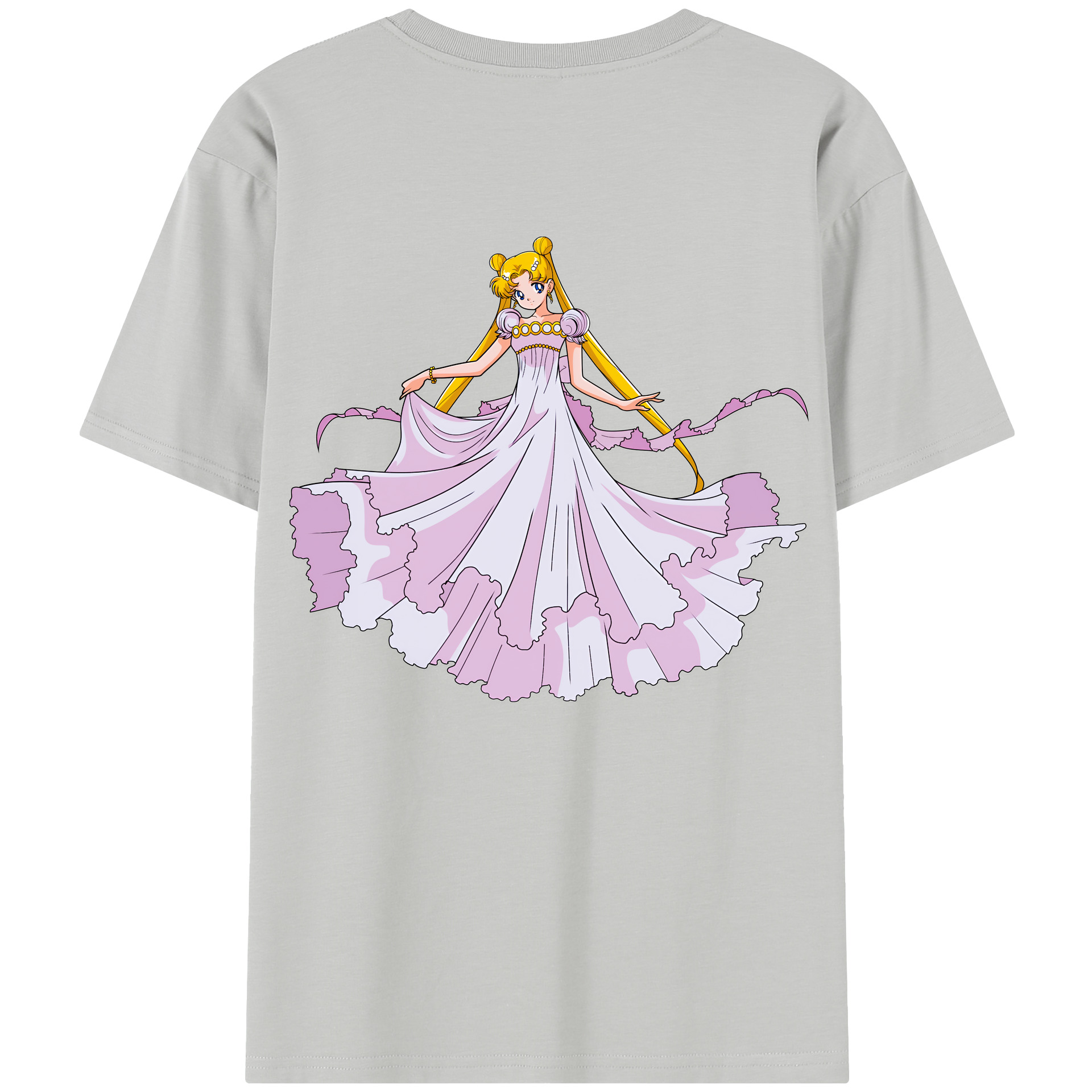 （画像用） 美少女戦士セーラームーン 愛野 美奈子 あいの みなこ Sailor Moon Aino Minako レディース半袖Tシャツ(バックプリント)