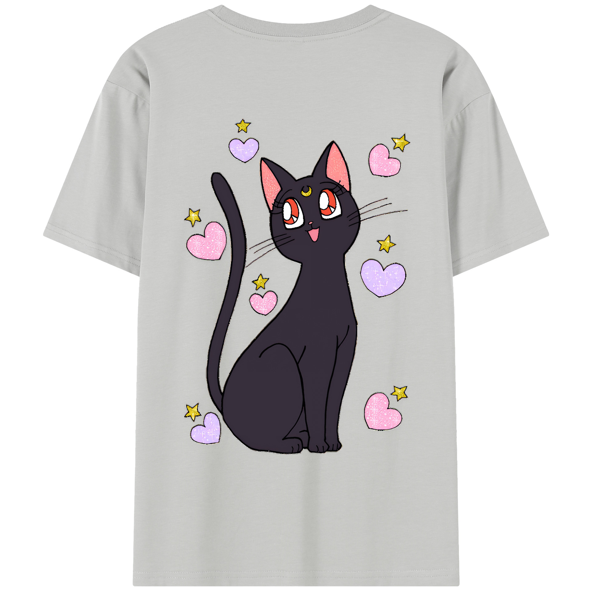 （画像用） 美少女戦士セーラームーン Sailor Moon レディース半袖Tシャツ(バックプリント)