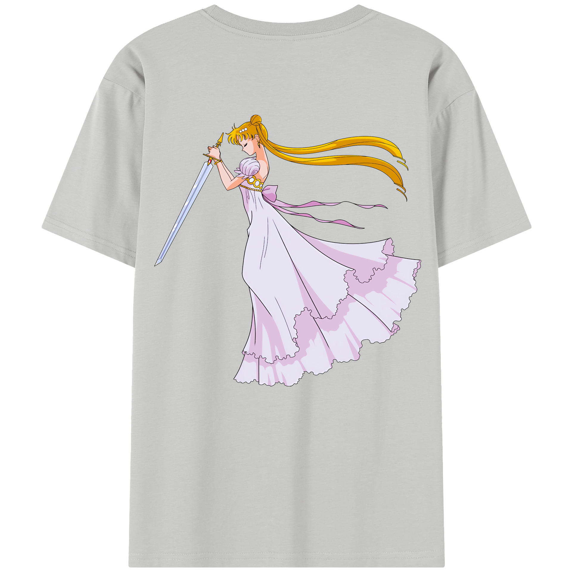 （画像用） 美少女戦士セーラームーン 愛野 美奈子 あいの みなこ Sailor Moon Aino Minako レディース半袖Tシャツ(バックプリント)