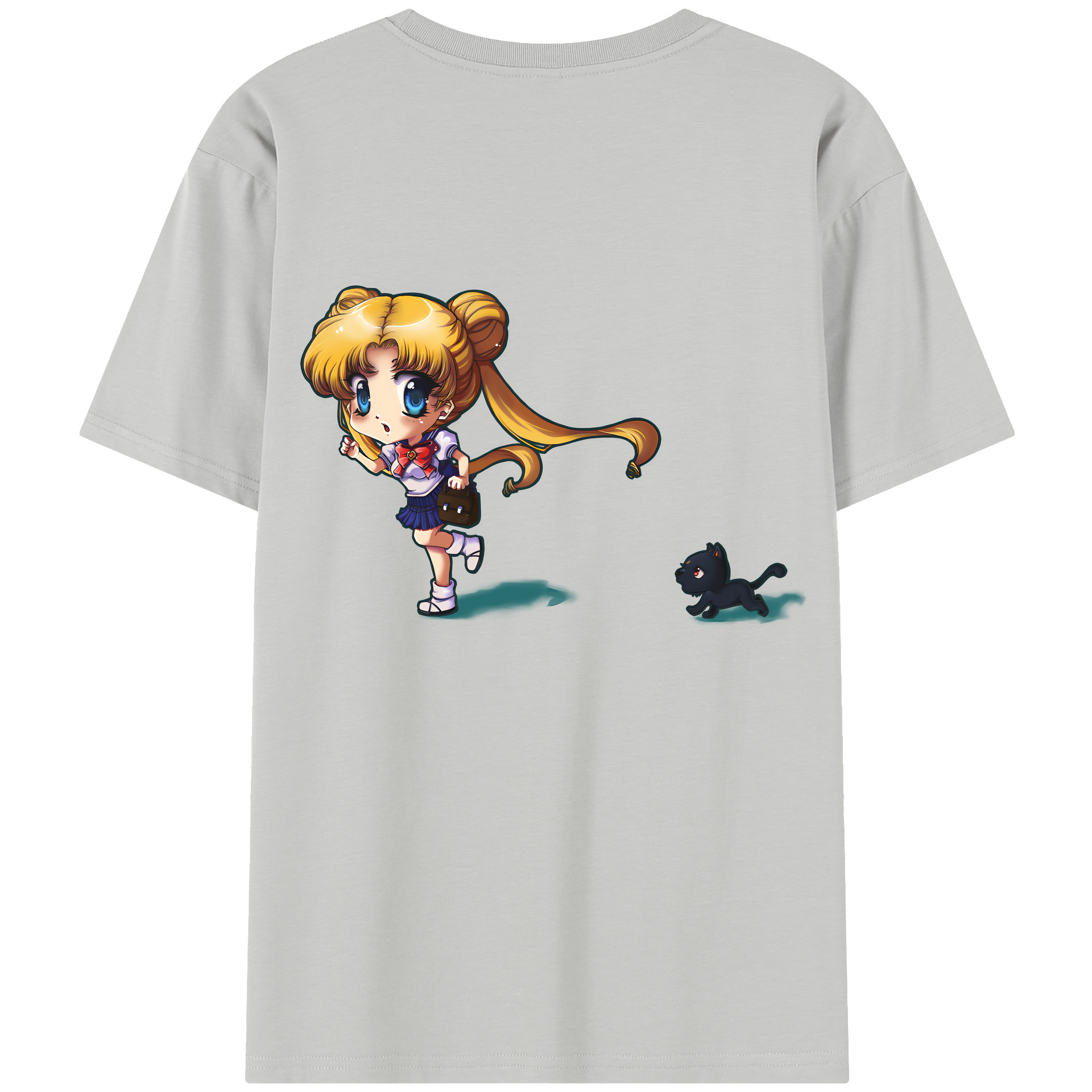（画像用） 美少女戦士セーラームーン 愛野 美奈子 あいの みなこ Sailor Moon Aino Minako レディース半袖Tシャツ(バックプリント)
