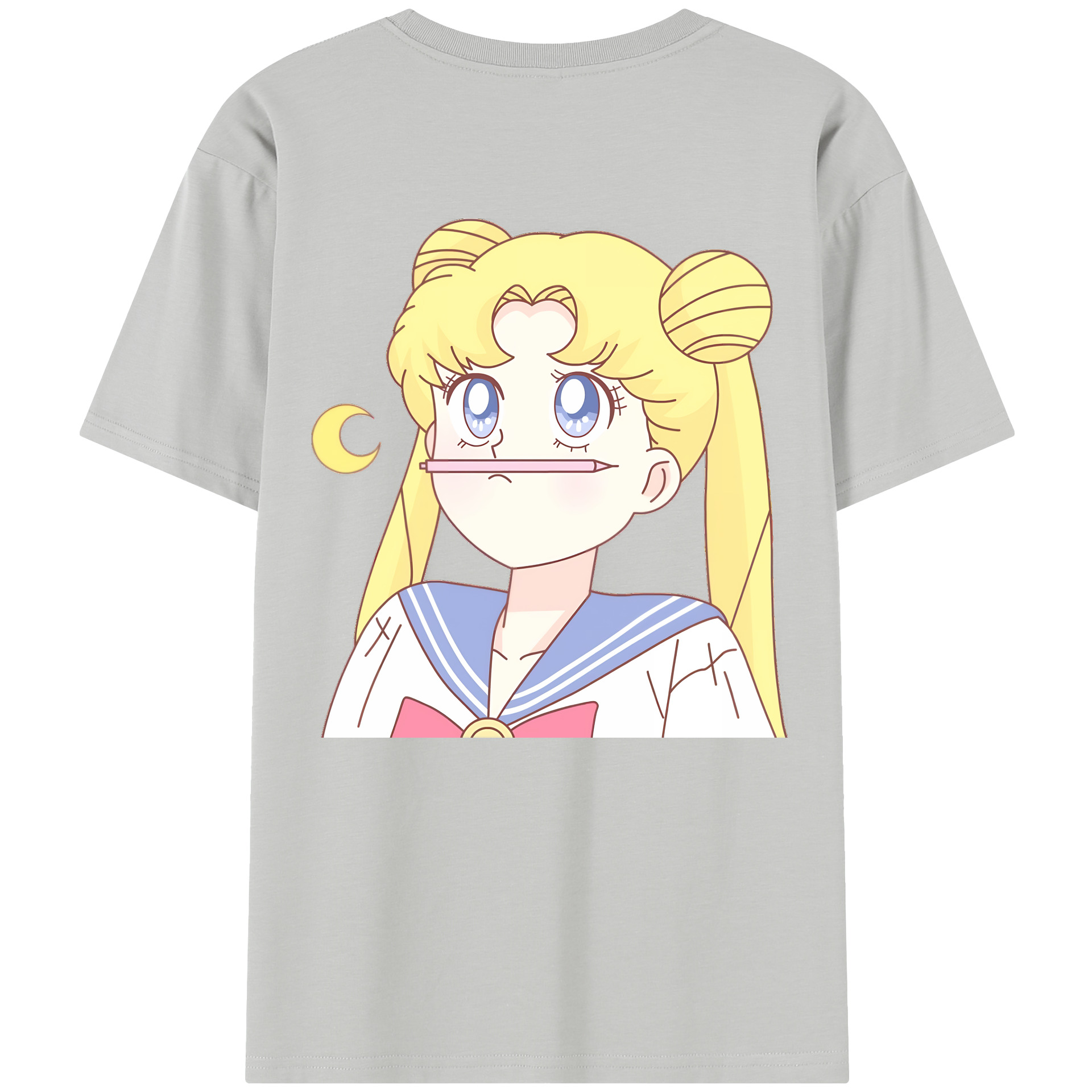 （画像用） 美少女戦士セーラームーン 愛野 美奈子 あいの みなこ Sailor Moon Aino Minako レディース半袖Tシャツ(バックプリント)