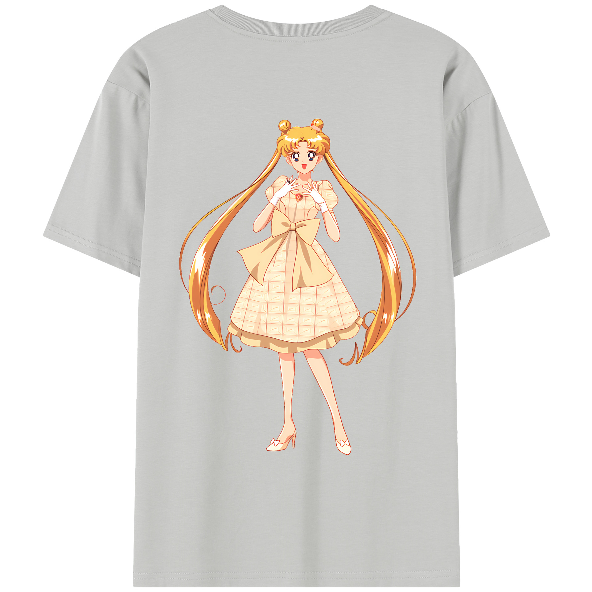 （画像用） 美少女戦士セーラームーン 愛野 美奈子 あいの みなこ Sailor Moon Aino Minako レディース半袖Tシャツ(バックプリント)