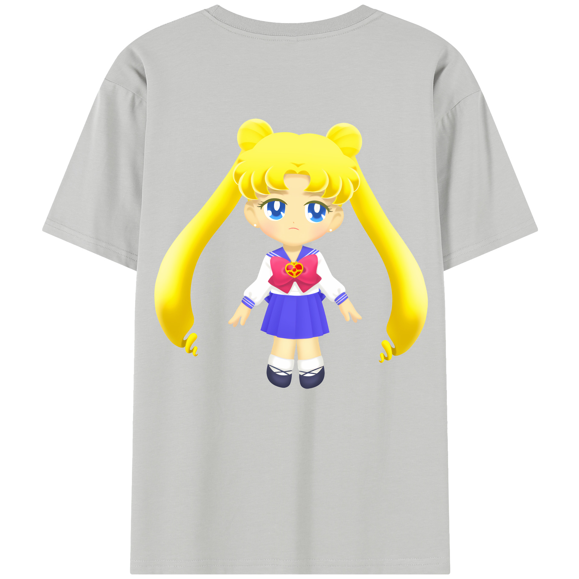 （画像用） 美少女戦士セーラームーン 愛野 美奈子 あいの みなこ Sailor Moon Aino Minako レディース半袖Tシャツ(バックプリント)