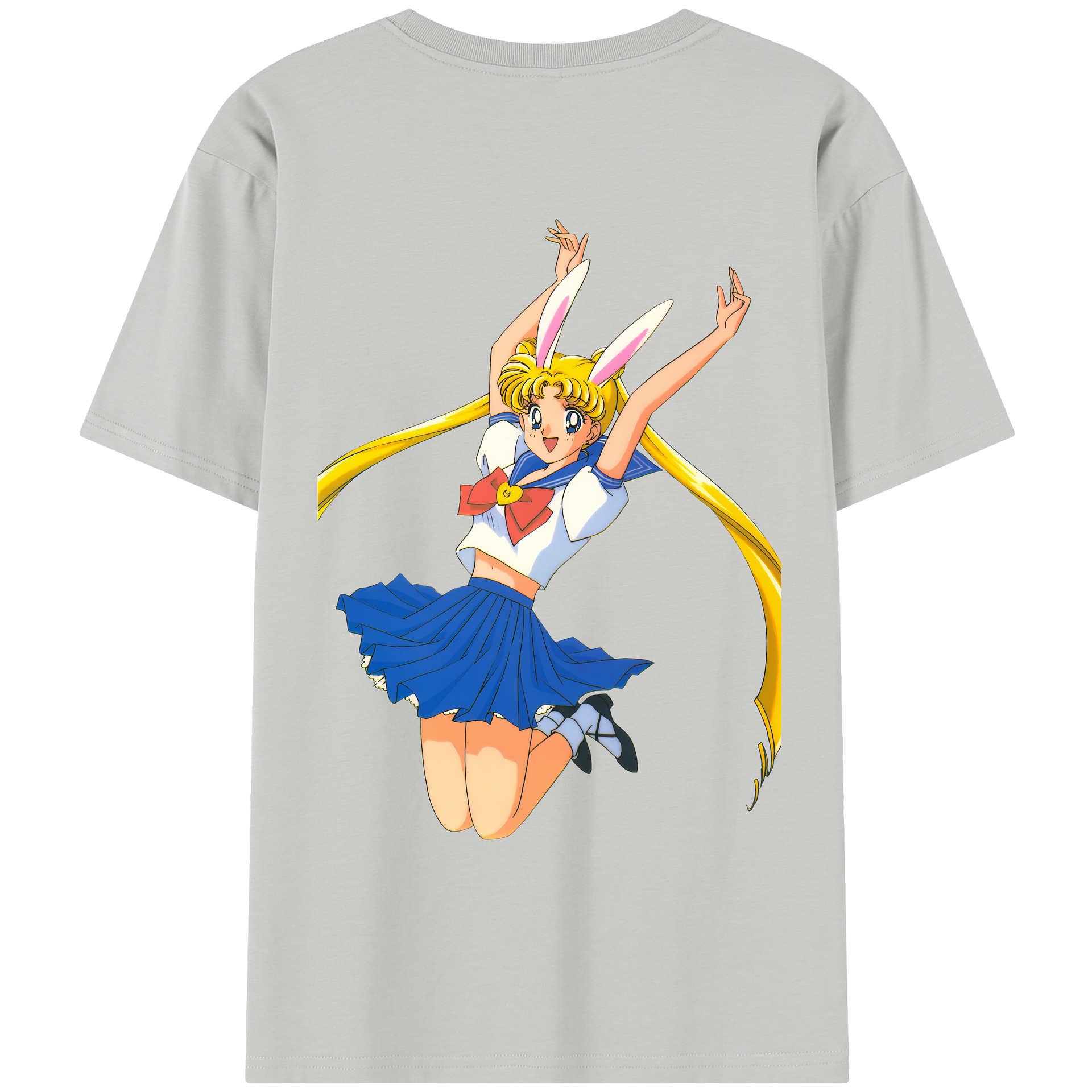 （画像用） 美少女戦士セーラームーン 愛野 美奈子 あいの みなこ Sailor Moon Aino Minako レディース半袖Tシャツ(バックプリント)