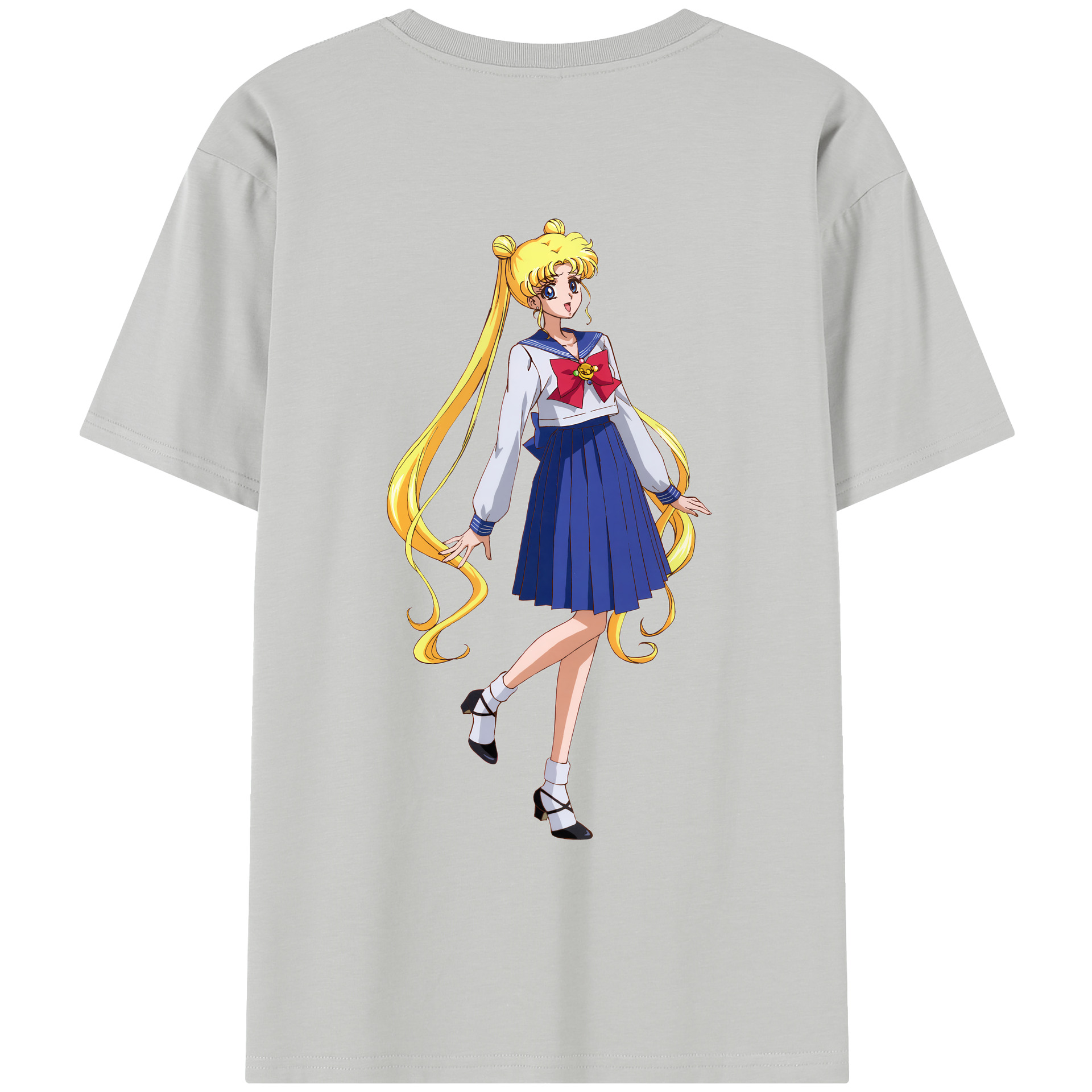 （画像用） 美少女戦士セーラームーン 愛野 美奈子 あいの みなこ Sailor Moon Aino Minako レディース半袖Tシャツ(バックプリント)