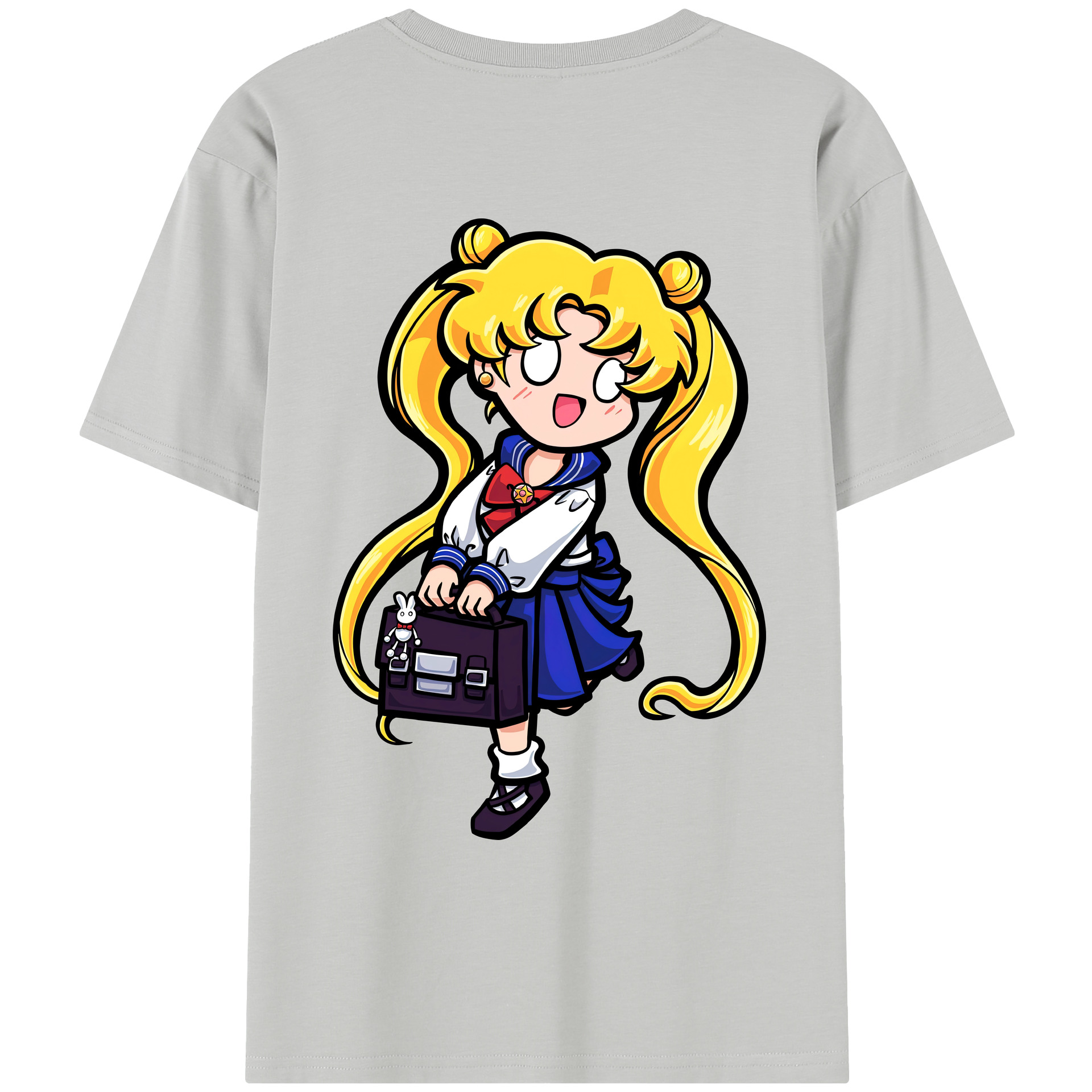 （画像用） 美少女戦士セーラームーン 愛野 美奈子 あいの みなこ Sailor Moon Aino Minako レディース半袖Tシャツ(バックプリント)