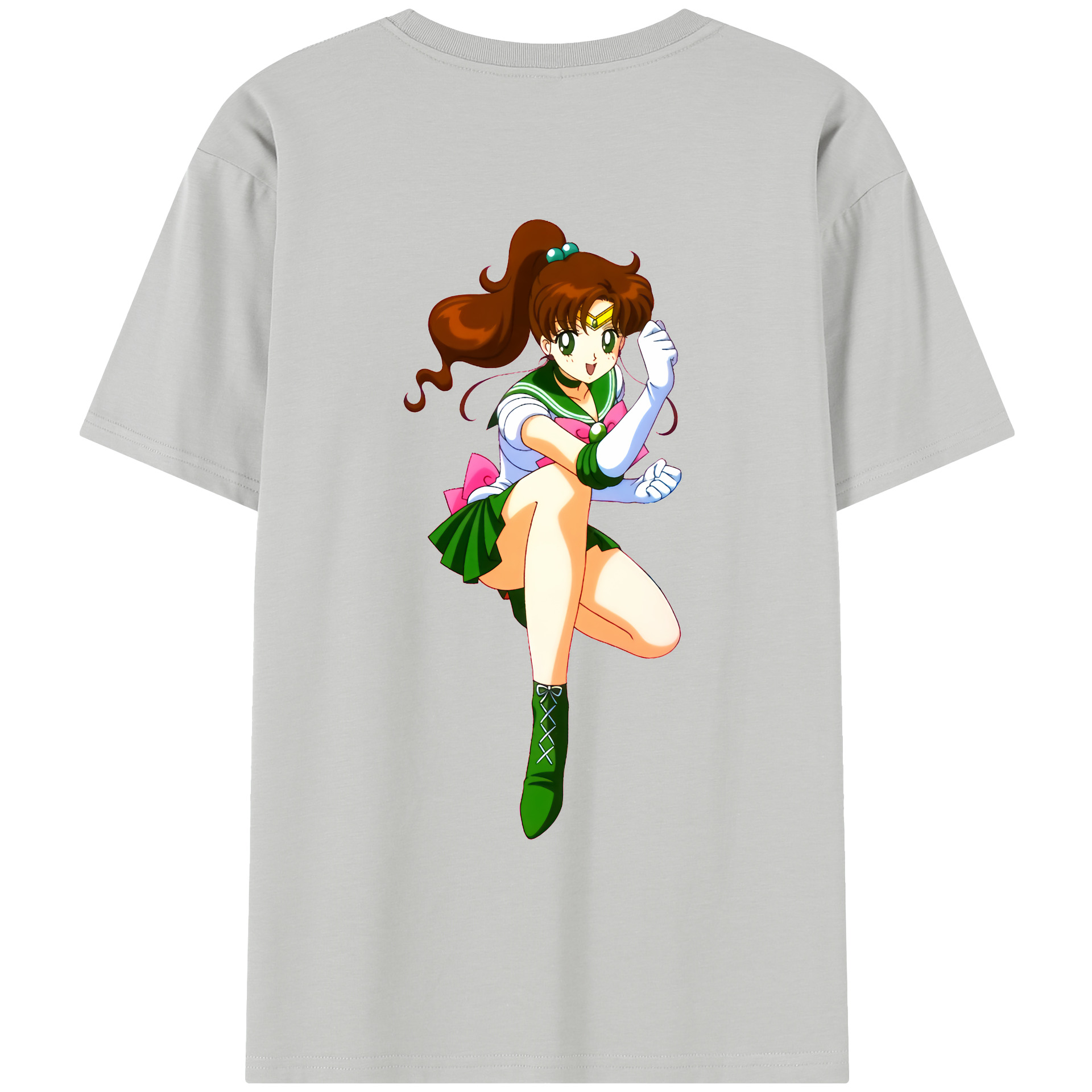 （画像用） 美少女戦士セーラームーン 木野 まこと きの まこと Sailor Moon Kino Makoto （セーラージュピター；Sailor Jupiter） レディース半袖Tシャツ(バックプリント)