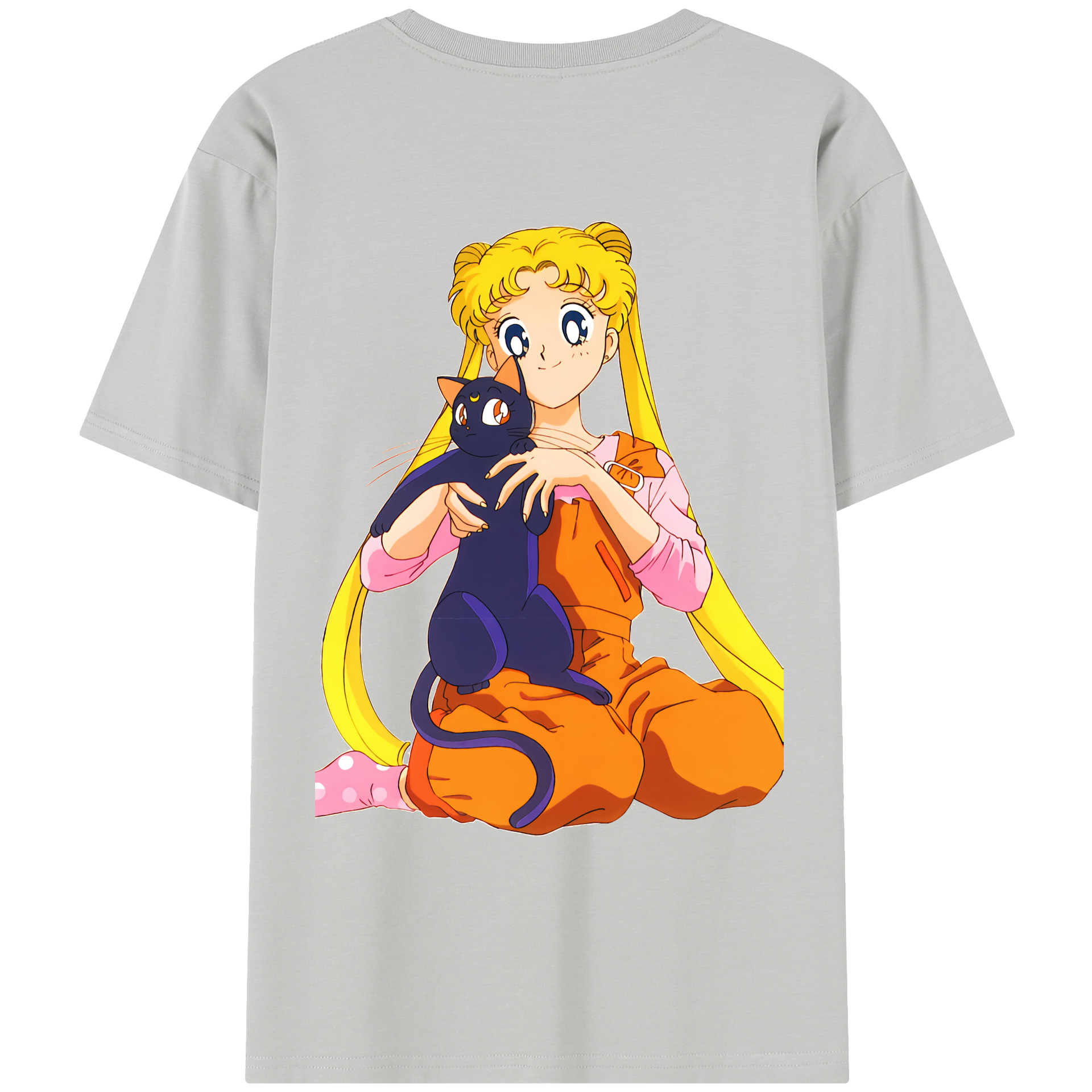 （画像用） 美少女戦士セーラームーン 愛野 美奈子 あいの みなこ Sailor Moon Aino Minako レディース半袖Tシャツ(バックプリント)