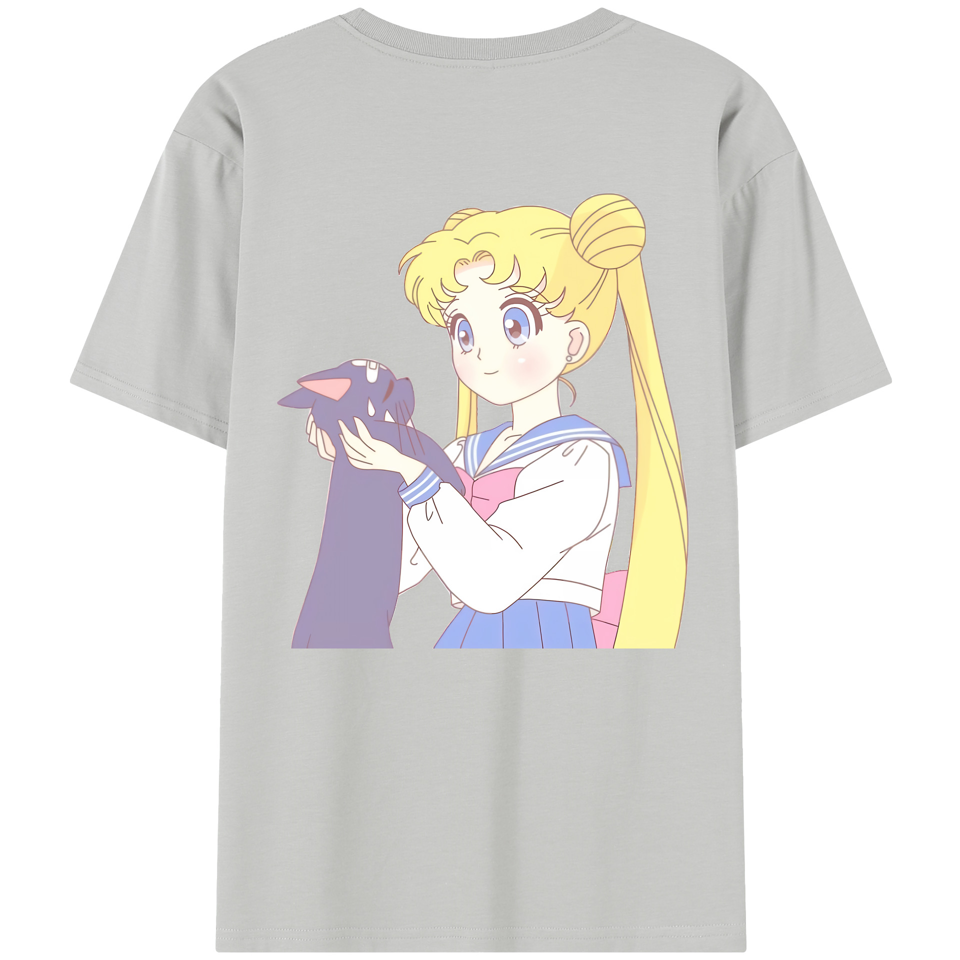 （画像用） 美少女戦士セーラームーン 愛野 美奈子 あいの みなこ Sailor Moon Aino Minako レディース半袖Tシャツ(バックプリント)