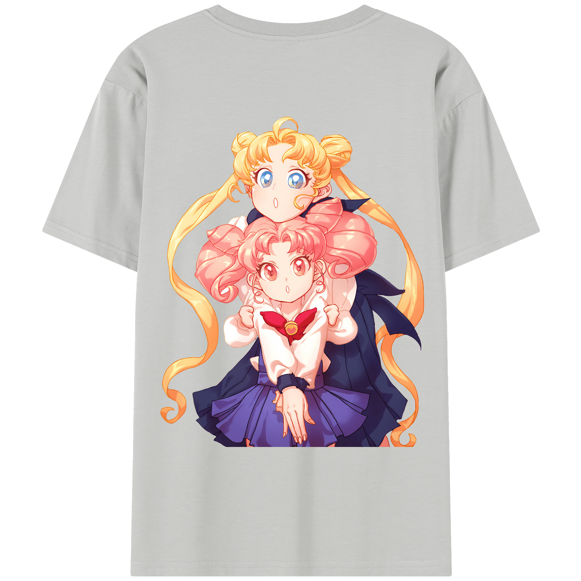 （画像用） 美少女戦士セーラームーン 愛野 美奈子 あいの みなこ Sailor Moon Aino Minako レディース半袖Tシャツ(バックプリント)