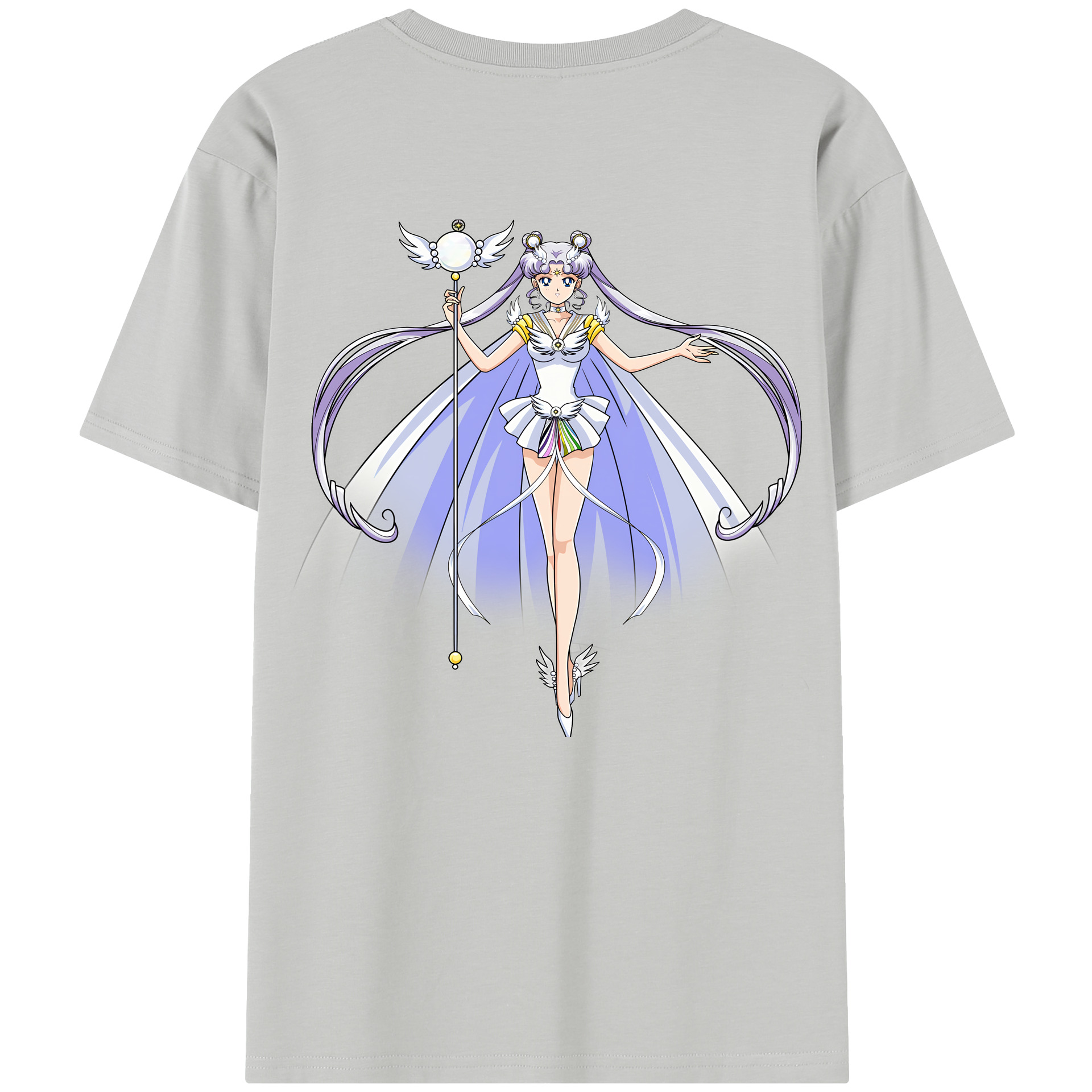（画像用） 美少女戦士セーラームーン 月野 うさぎ つきの うさぎ Sailor Moon Tsukino Usagi レディース半袖Tシャツ(バックプリント)