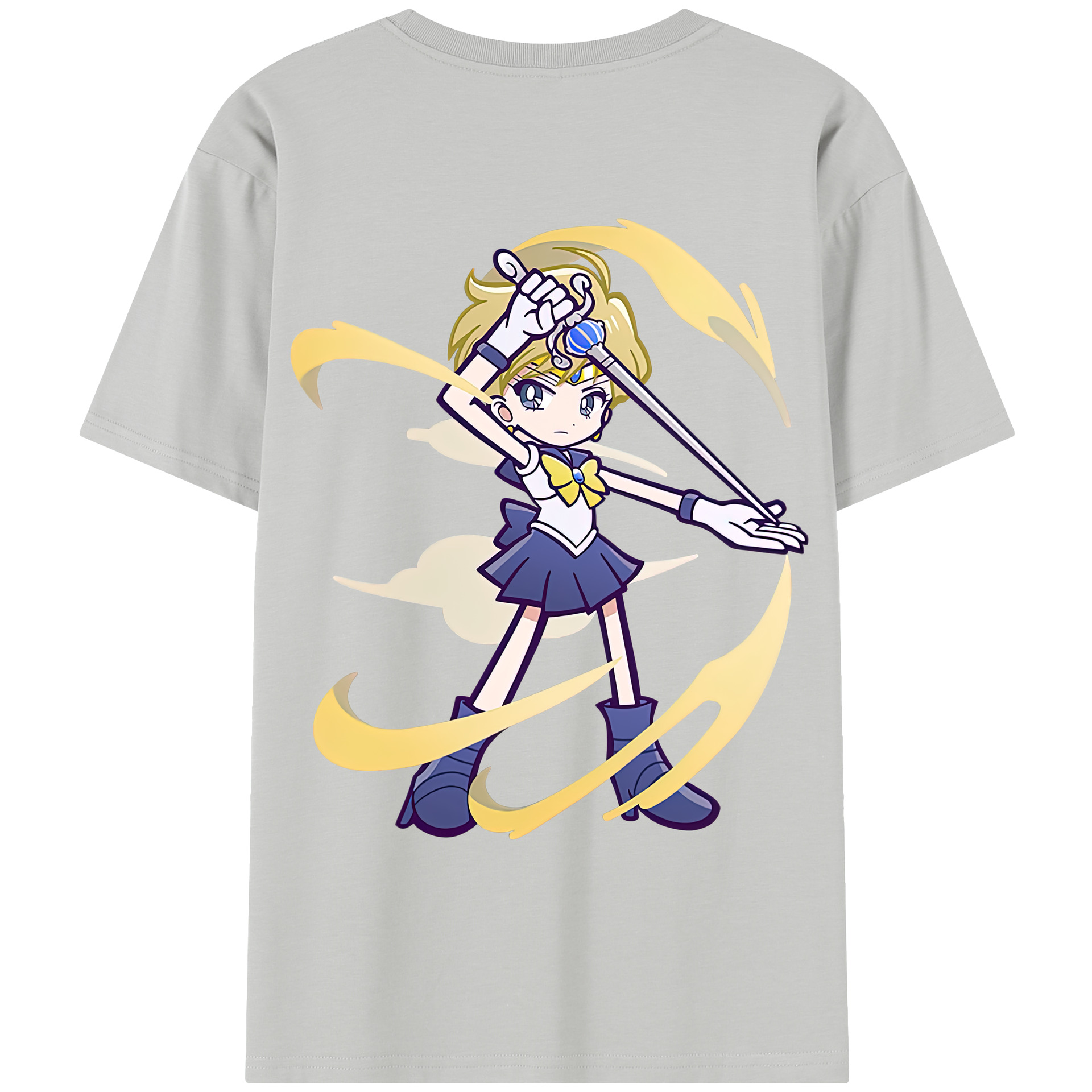 （画像用） 美少女戦士セーラームーン 天王はるか Sailor Moon Tenoh Haruka レディース半袖Tシャツ(バックプリント)