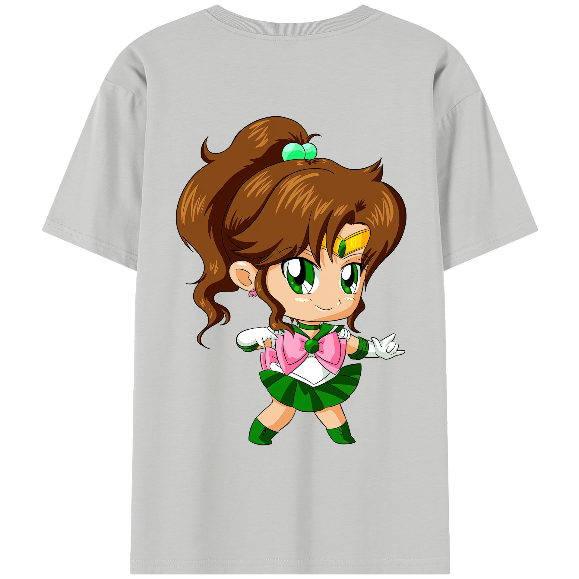 （画像用） 美少女戦士セーラームーン 木野 まこと きの まこと Sailor Moon Kino Makoto （セーラージュピター；Sailor Jupiter） レディース半袖Tシャツ(バックプリント)