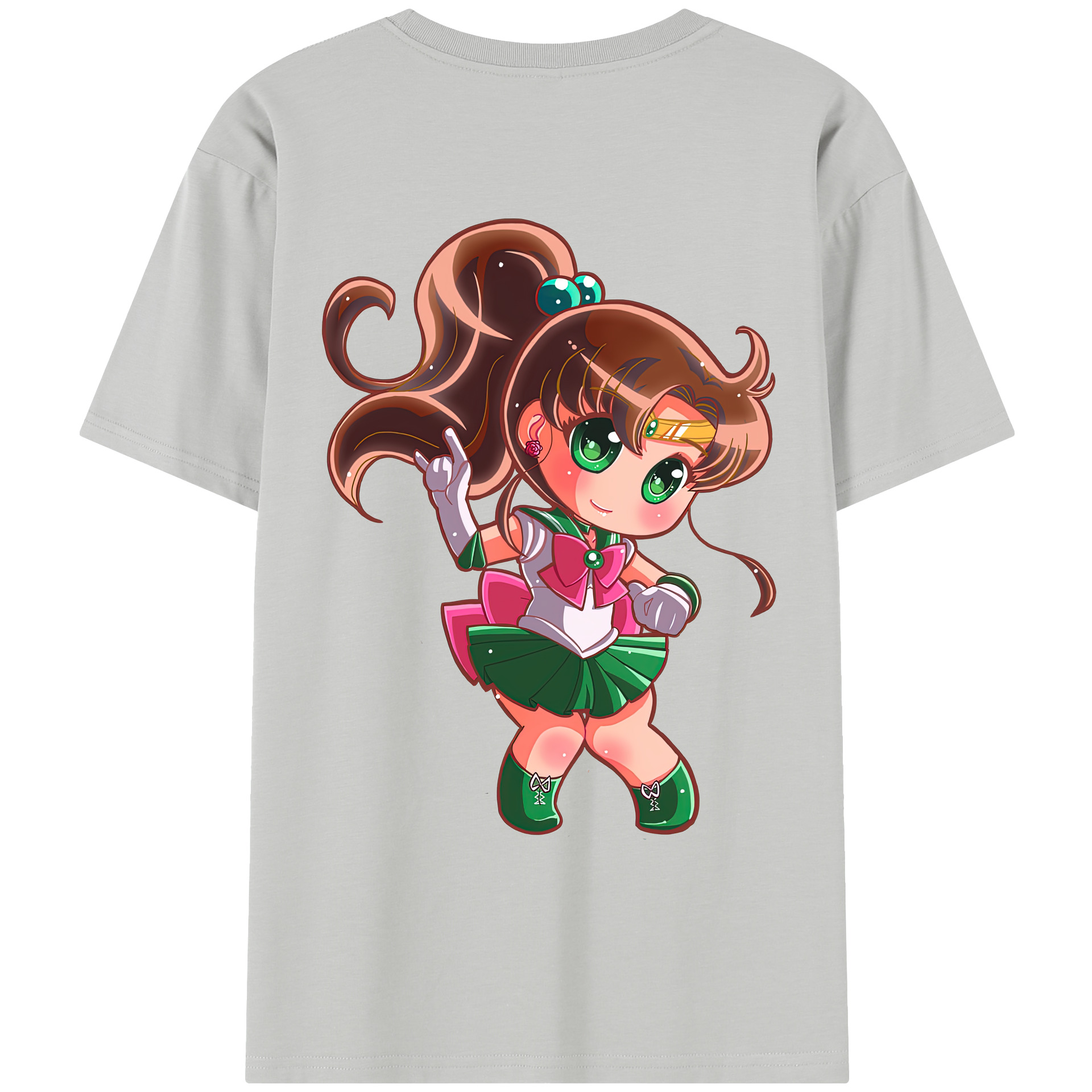 （画像用） 美少女戦士セーラームーン 木野 まこと きの まこと Sailor Moon Kino Makoto （セーラージュピター；Sailor Jupiter） レディース半袖Tシャツ(バックプリント)