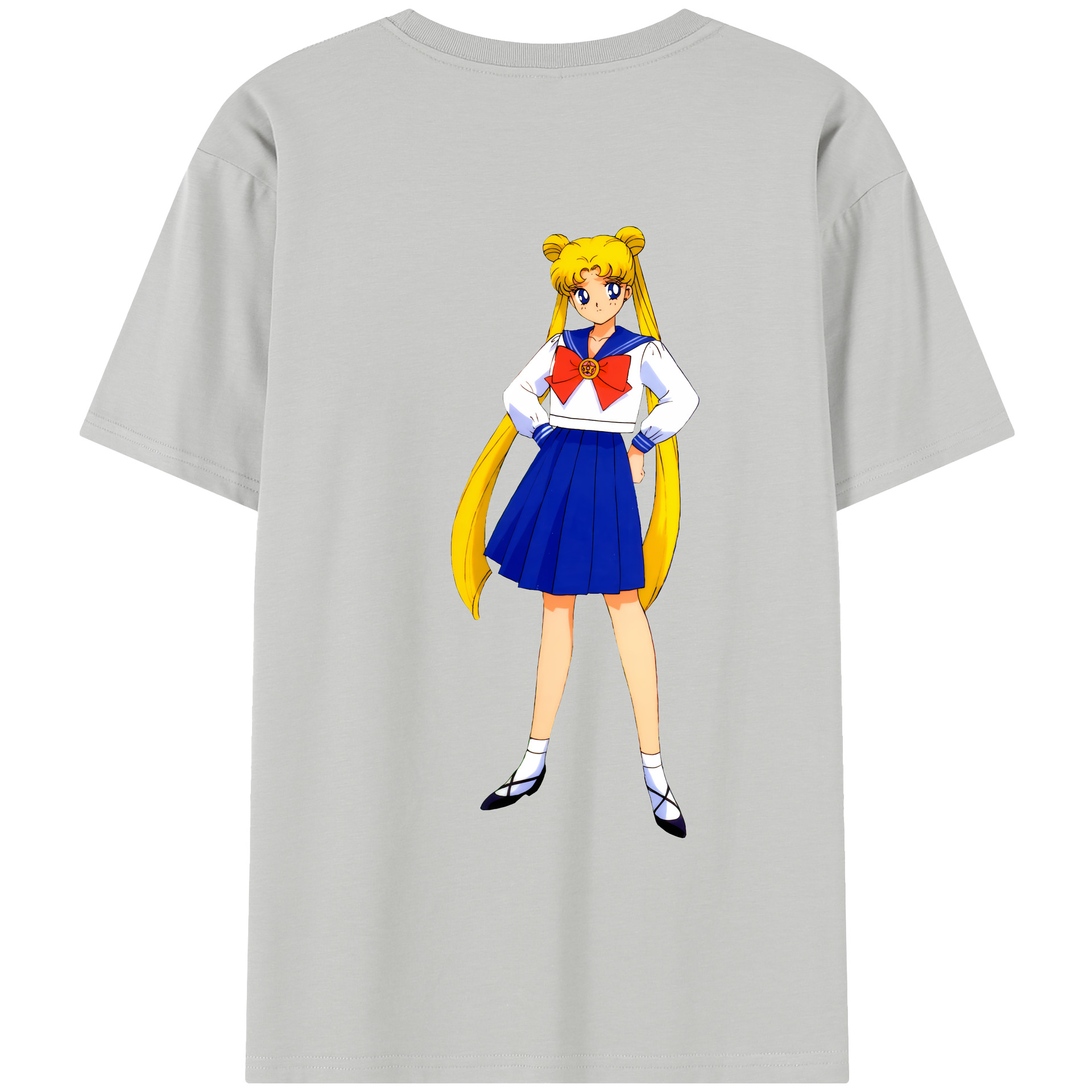 （画像用） 美少女戦士セーラームーン 愛野 美奈子 あいの みなこ Sailor Moon Aino Minako レディース半袖Tシャツ(バックプリント)