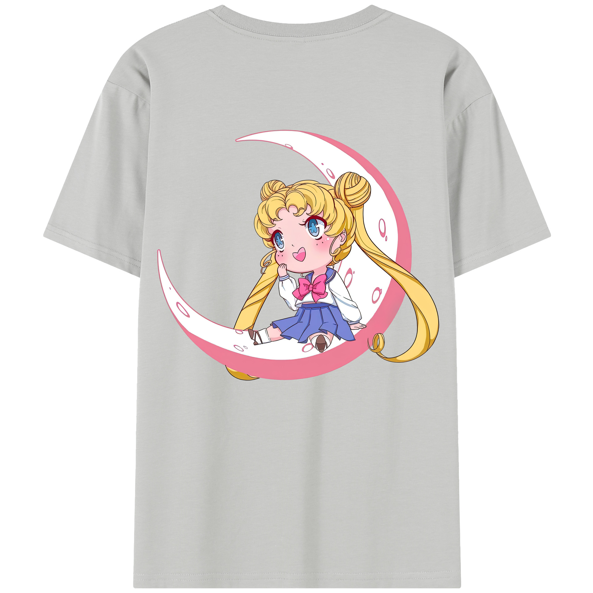 （画像用） 美少女戦士セーラームーン 愛野 美奈子 あいの みなこ Sailor Moon Aino Minako レディース半袖Tシャツ(バックプリント)