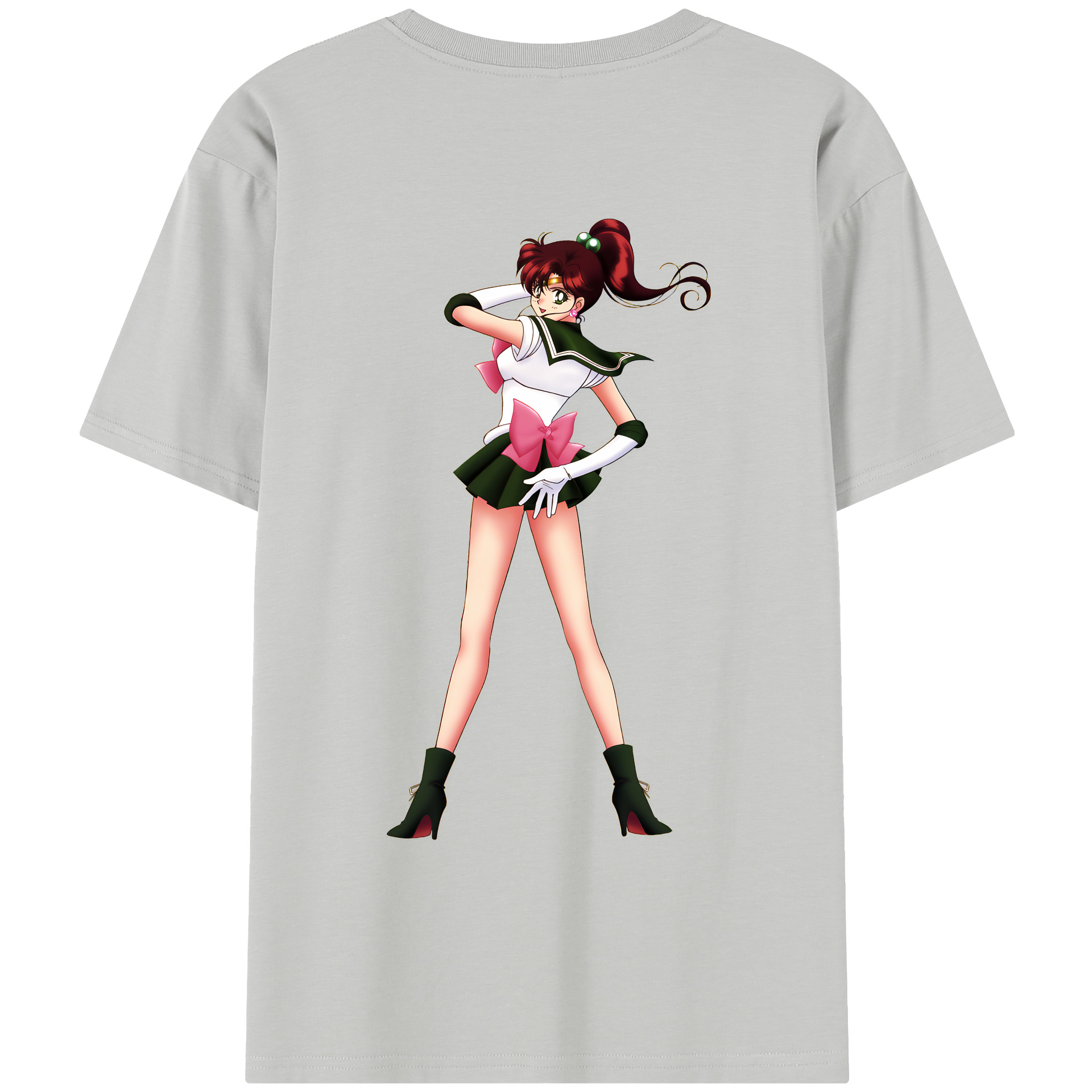 （画像用） 美少女戦士セーラームーン 木野 まこと きの まこと Sailor Moon Kino Makoto （セーラージュピター；Sailor Jupiter） レディース半袖Tシャツ(バックプリント)