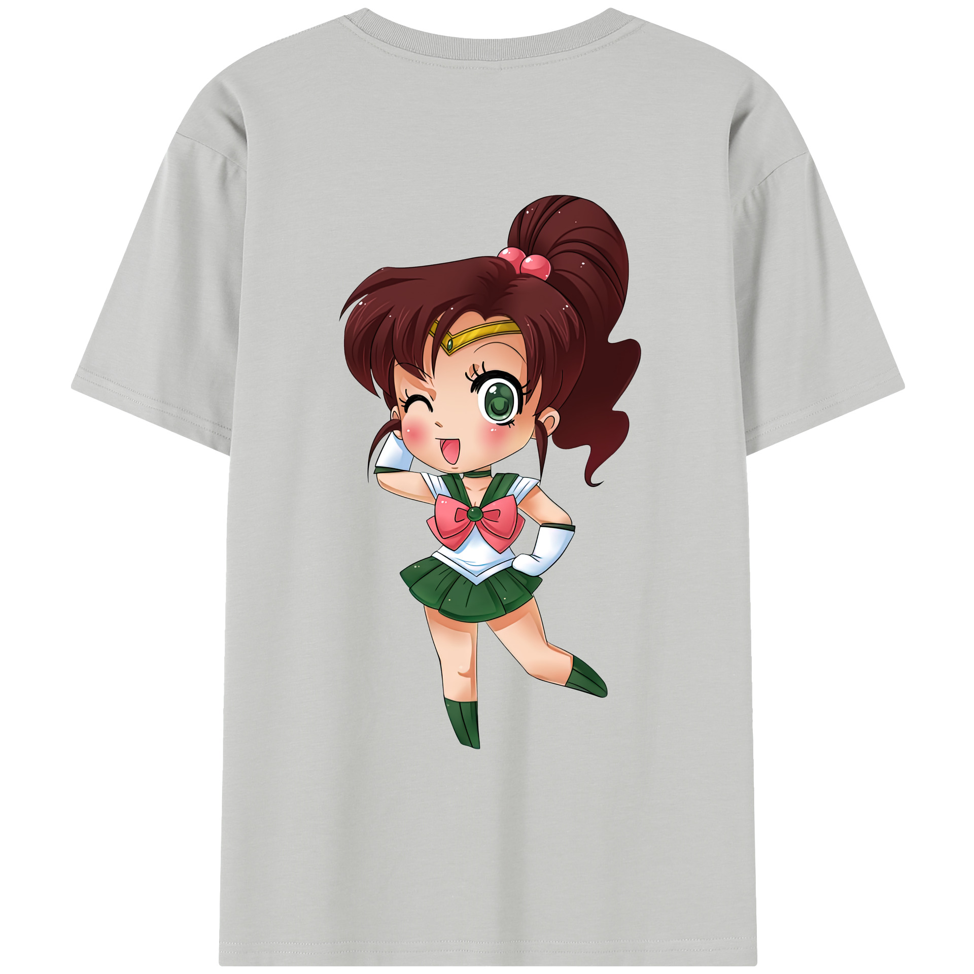 （画像用） 美少女戦士セーラームーン 木野 まこと きの まこと Sailor Moon Kino Makoto （セーラージュピター；Sailor Jupiter） レディース半袖Tシャツ(バックプリント)