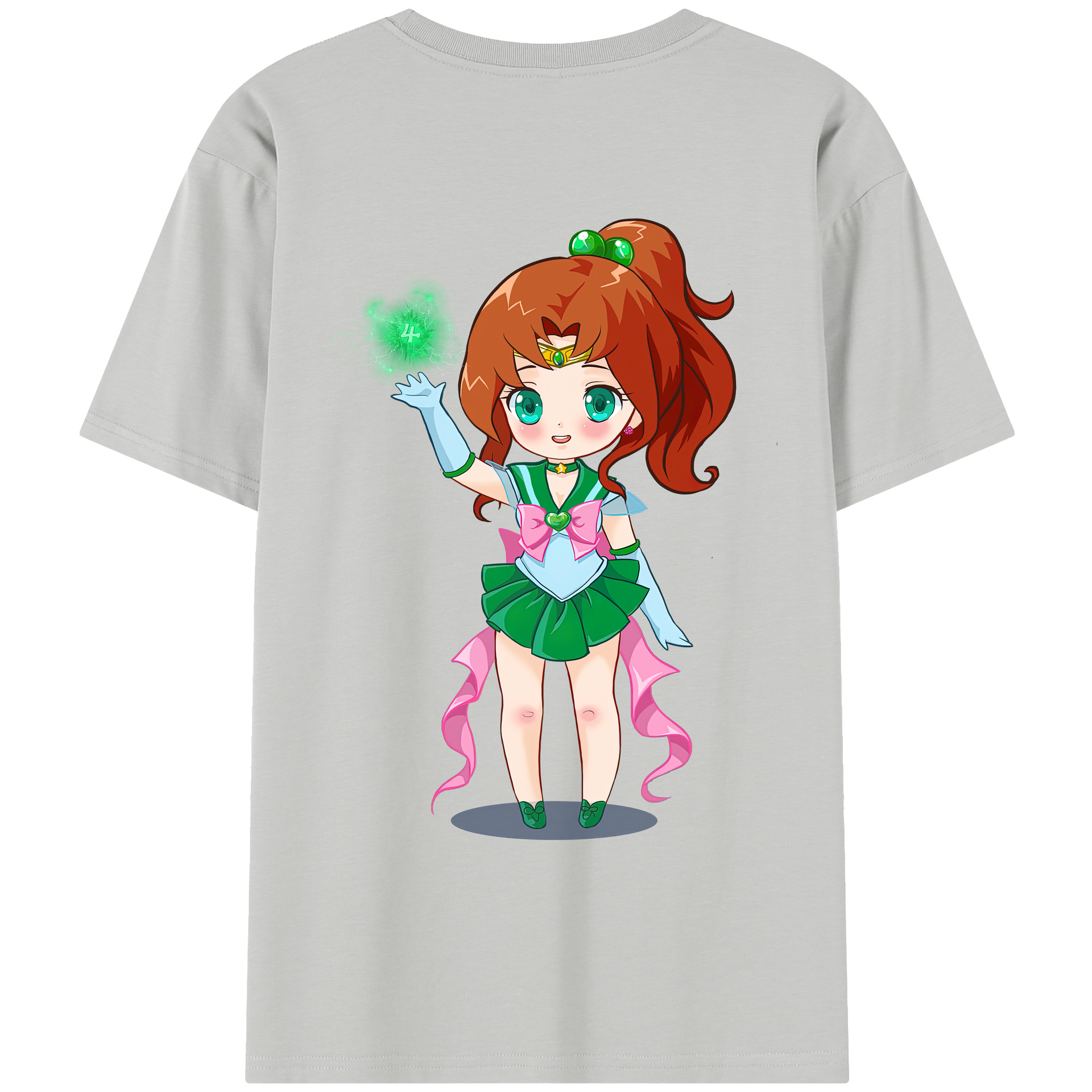 （画像用） 美少女戦士セーラームーン 木野 まこと きの まこと Sailor Moon Kino Makoto （セーラージュピター；Sailor Jupiter） レディース半袖Tシャツ(バックプリント)