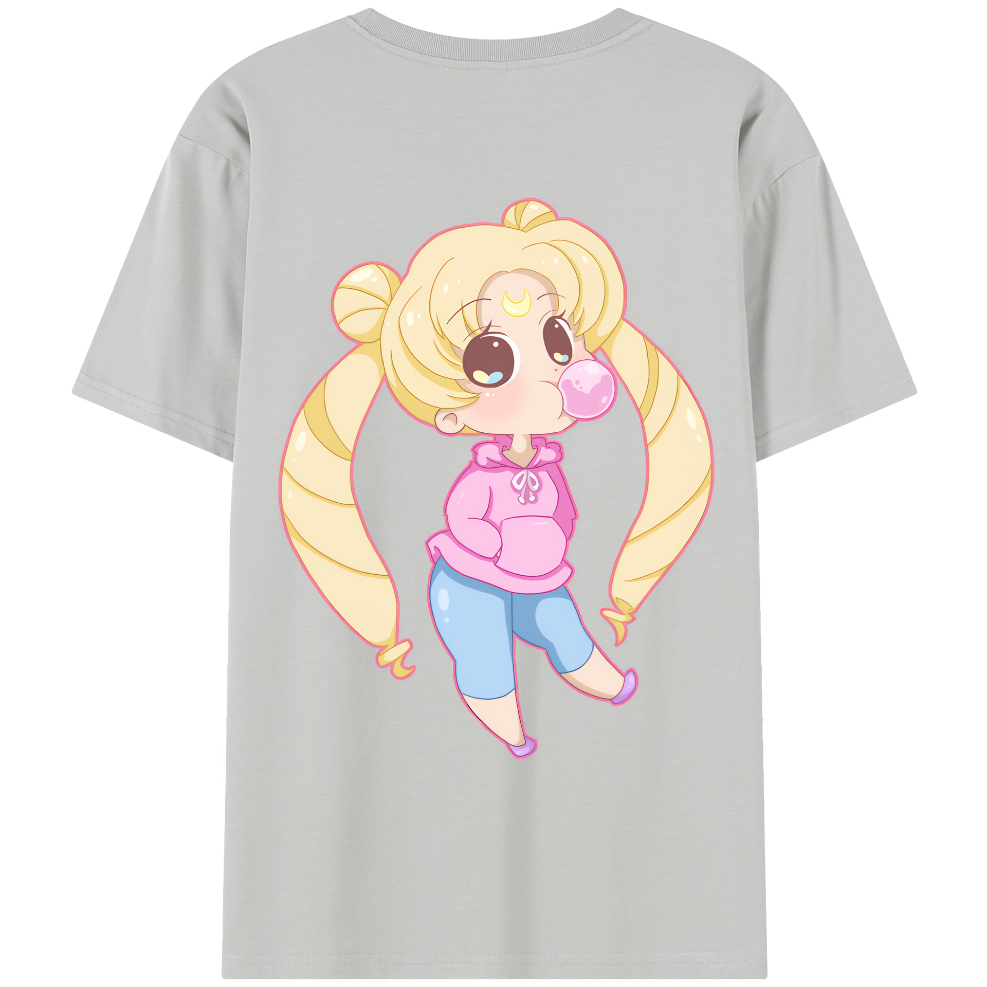 （画像用） 美少女戦士セーラームーン 愛野 美奈子 あいの みなこ Sailor Moon Aino Minako レディース半袖Tシャツ(バックプリント)