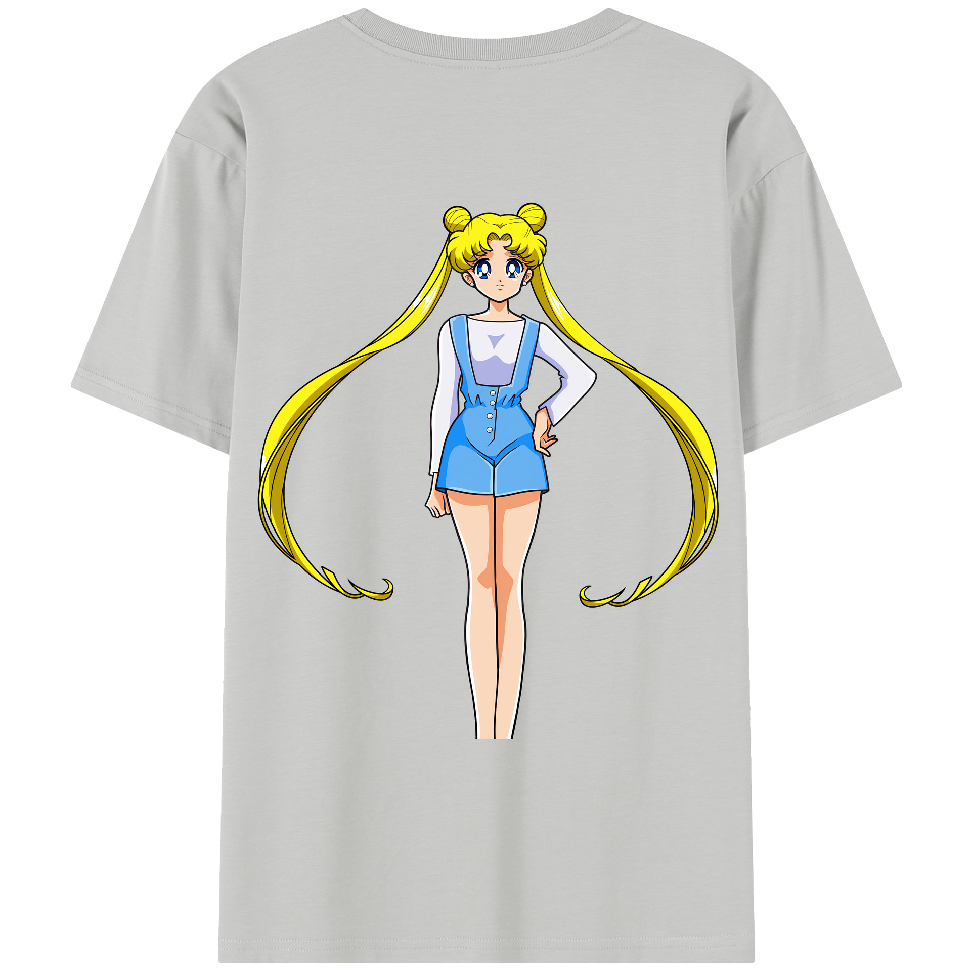 （画像用） 美少女戦士セーラームーン 愛野 美奈子 あいの みなこ Sailor Moon Aino Minako レディース半袖Tシャツ(バックプリント)