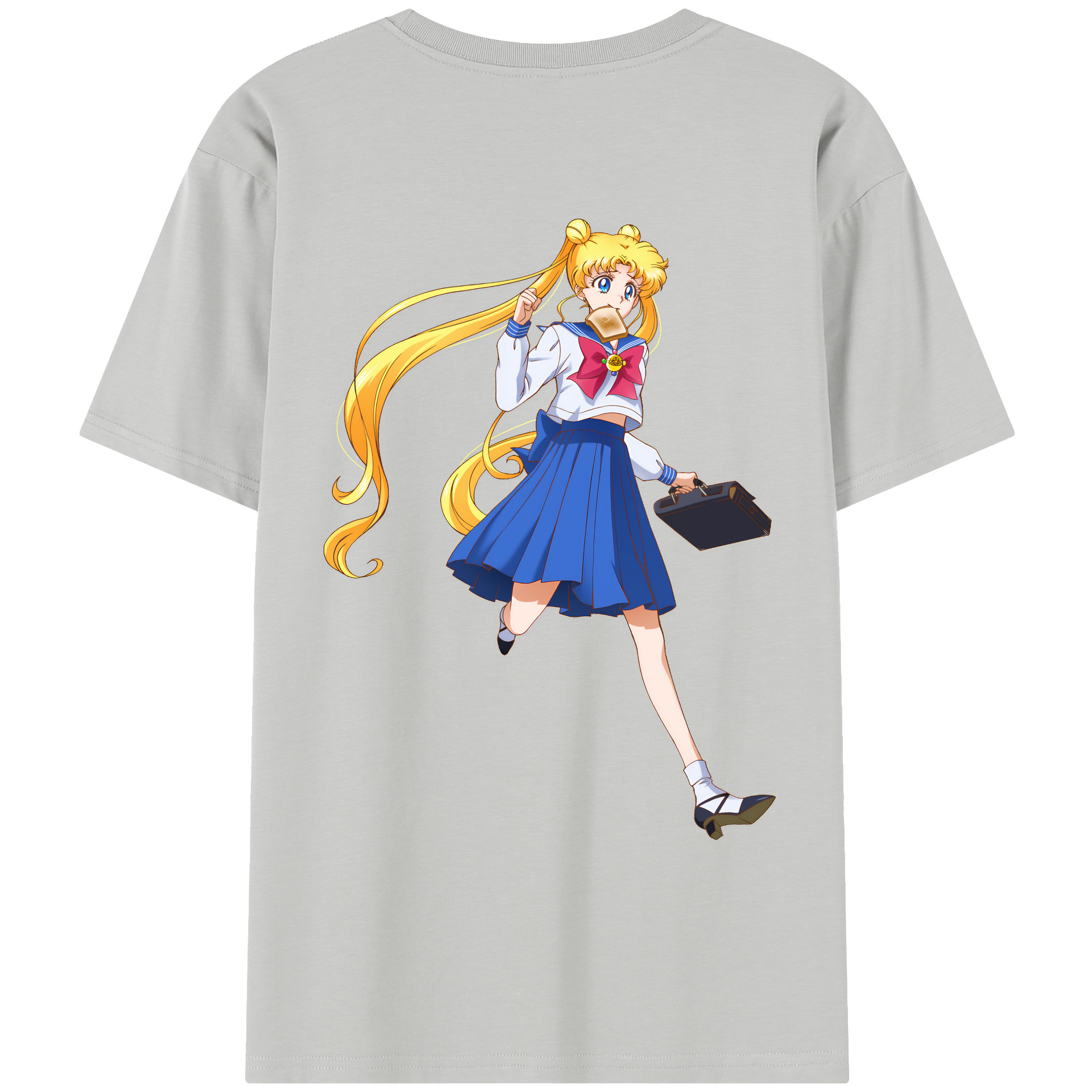 （画像用） 美少女戦士セーラームーン 愛野 美奈子 あいの みなこ Sailor Moon Aino Minako レディース半袖Tシャツ(バックプリント)
