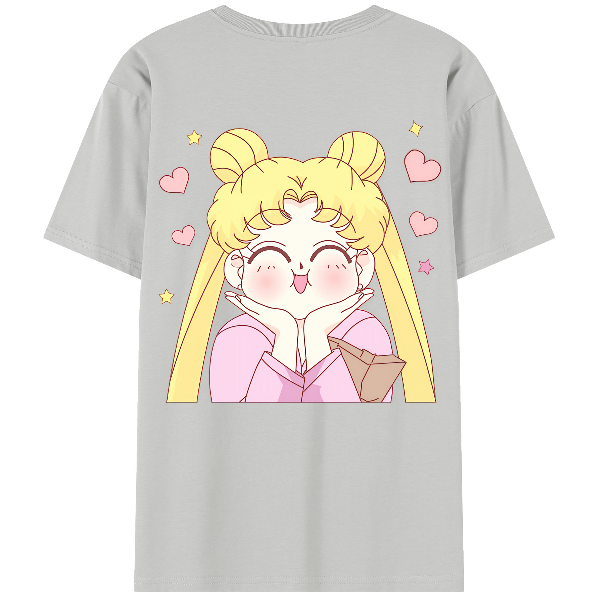 （画像用） 美少女戦士セーラームーン 愛野 美奈子 あいの みなこ Sailor Moon Aino Minako レディース半袖Tシャツ(バックプリント)